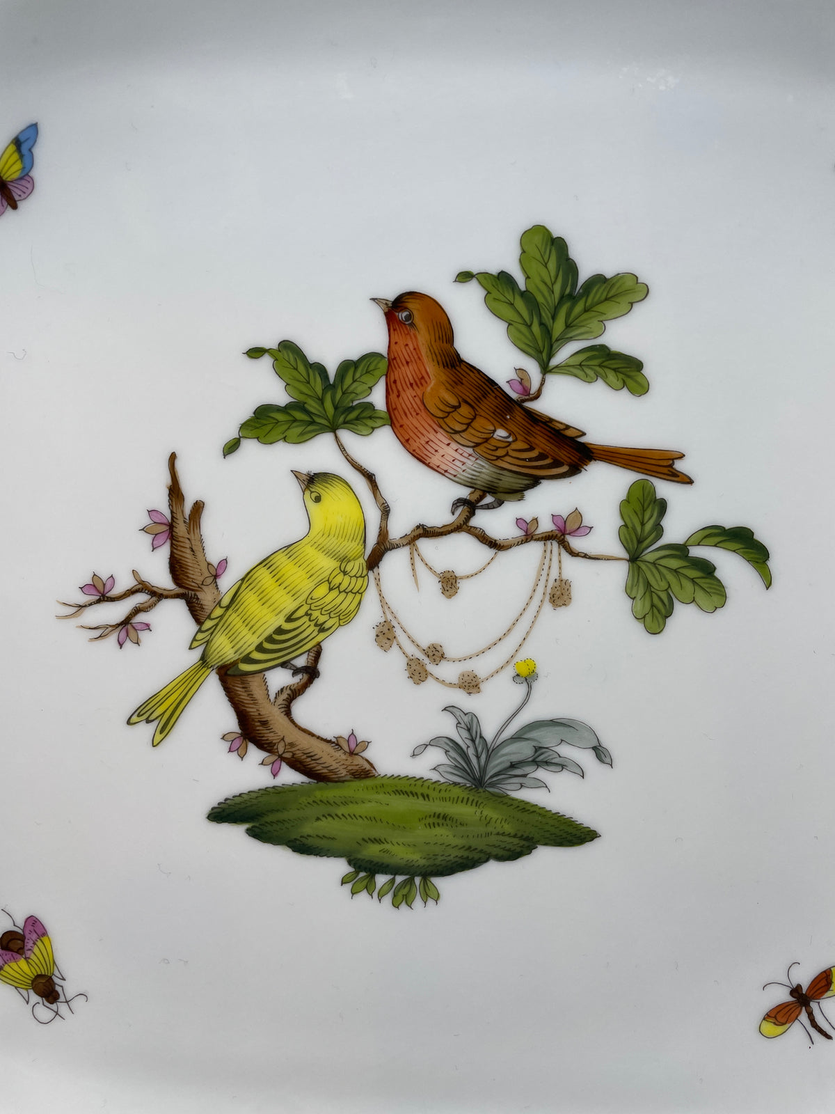 Herend Rothschild Square Salad Bowl, large (0GU006)