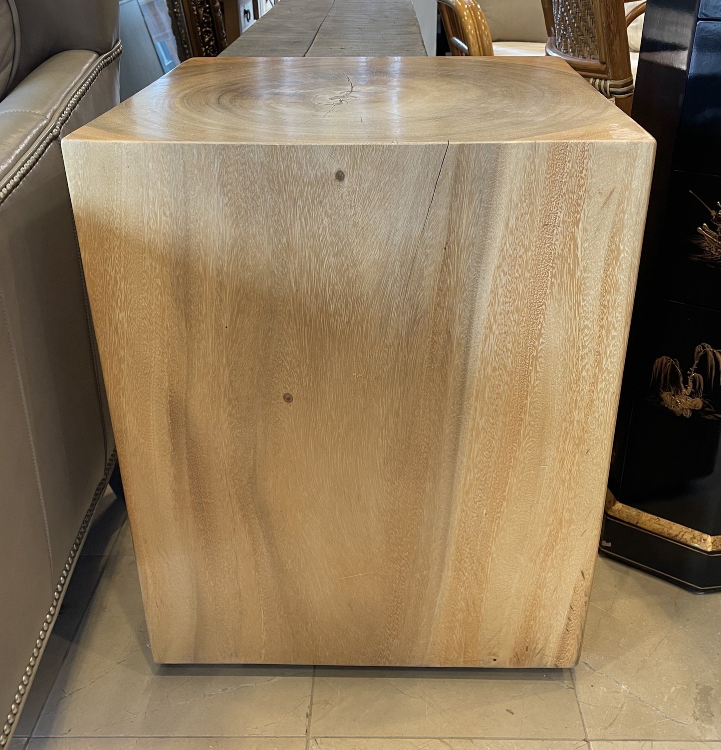 Bo Tree Source Tamarine Block Table, AS IS (0HV00B)