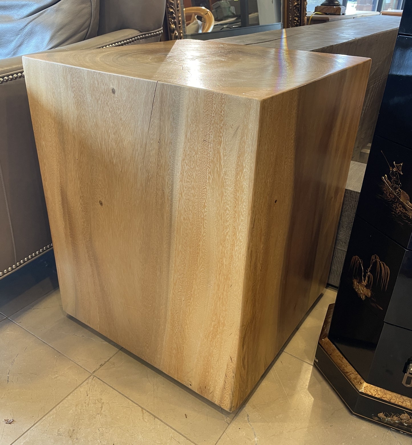 Bo Tree Source Tamarine Block Table, AS IS (0HV00B)