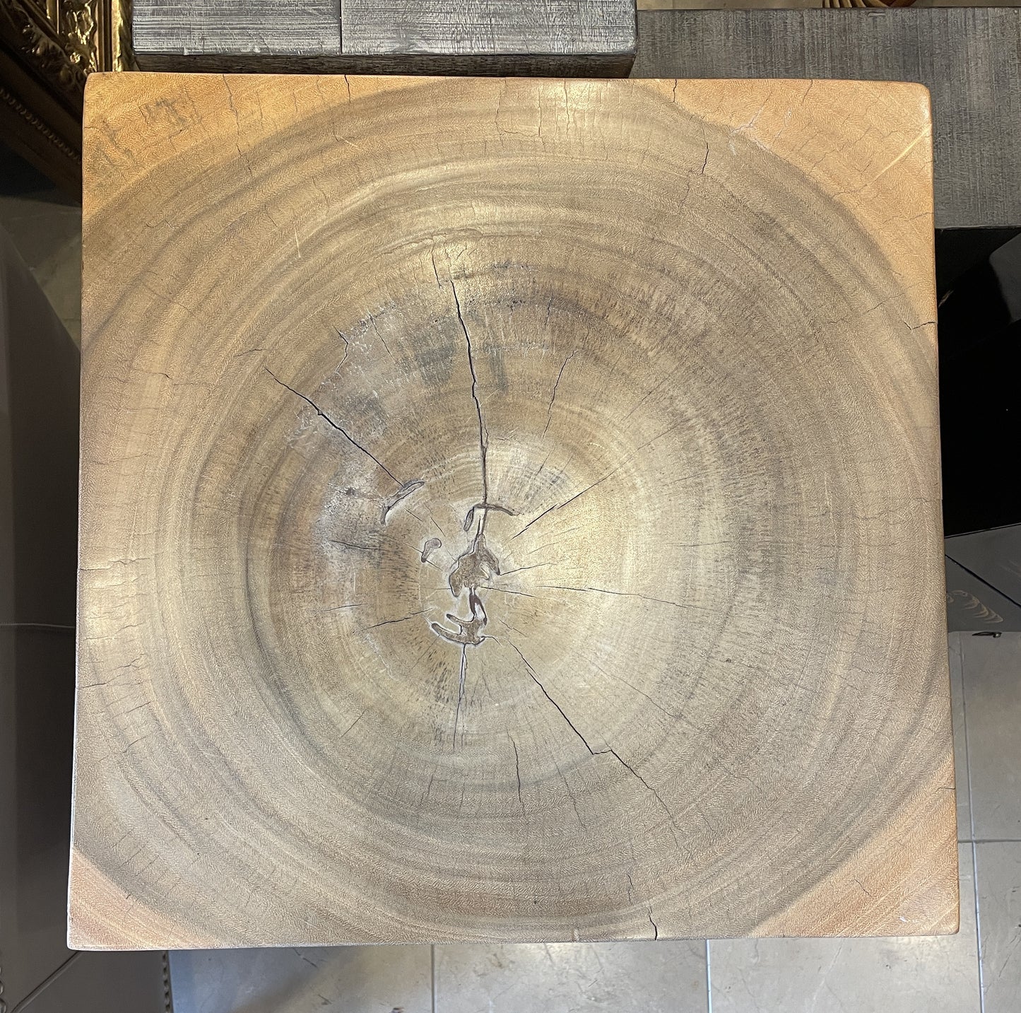 Bo Tree Source Tamarine Block Table, AS IS (0HV00B)