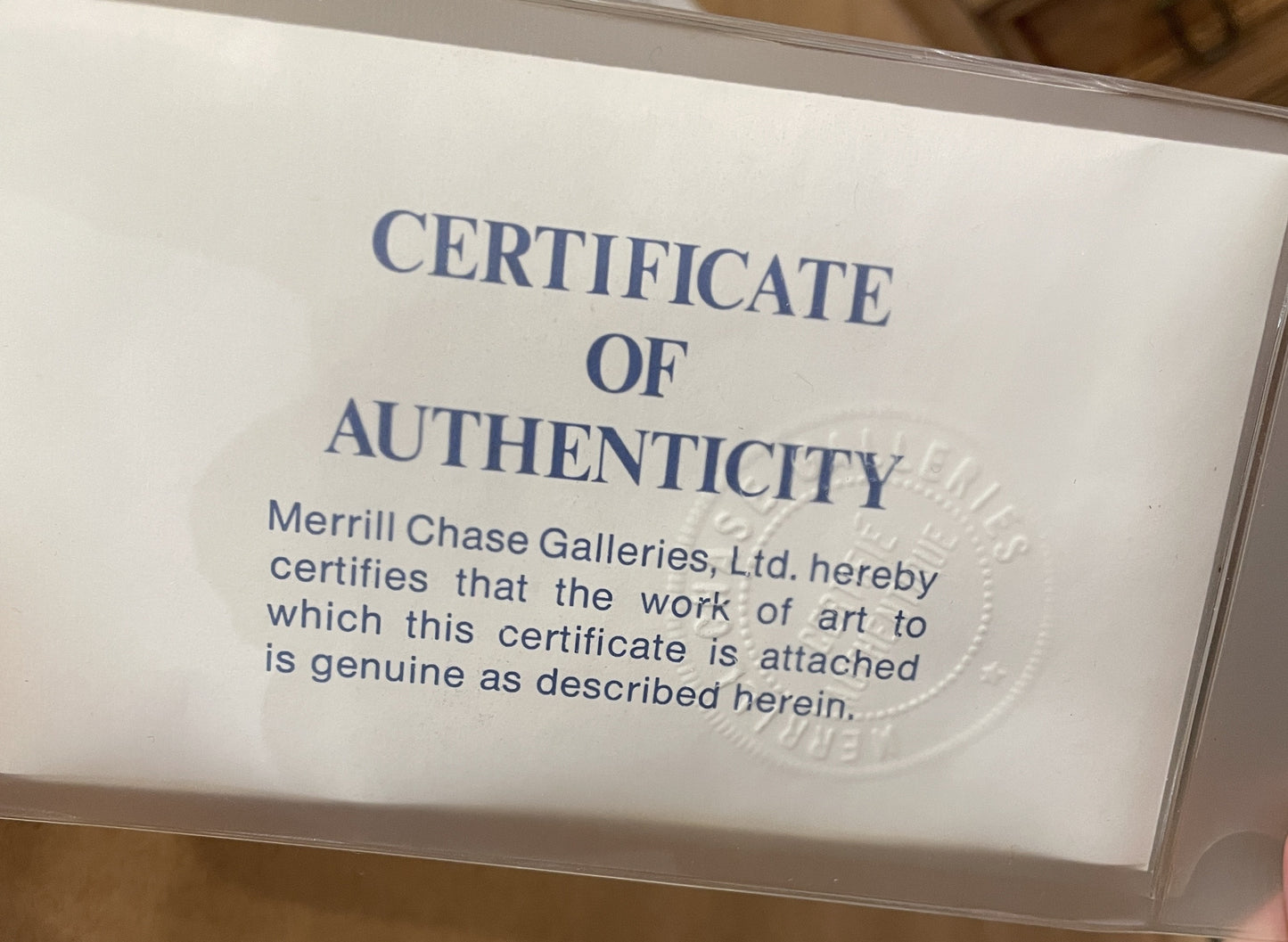 Robert Kipniss Neighbors, Artist Proof (01D00P)