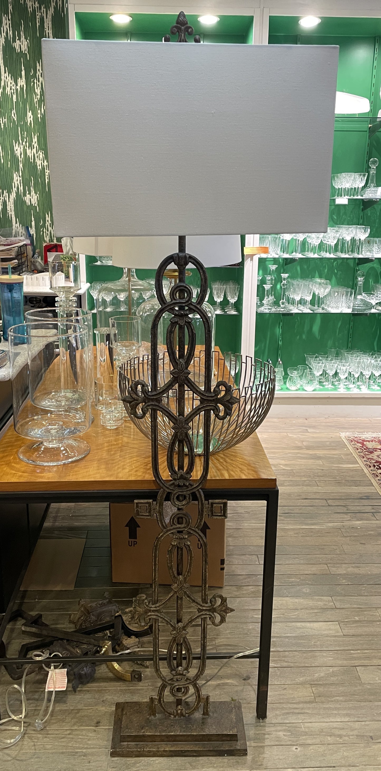 Architectural Balustrade Floor Lamp, Iron (Two Available) (0I6002)