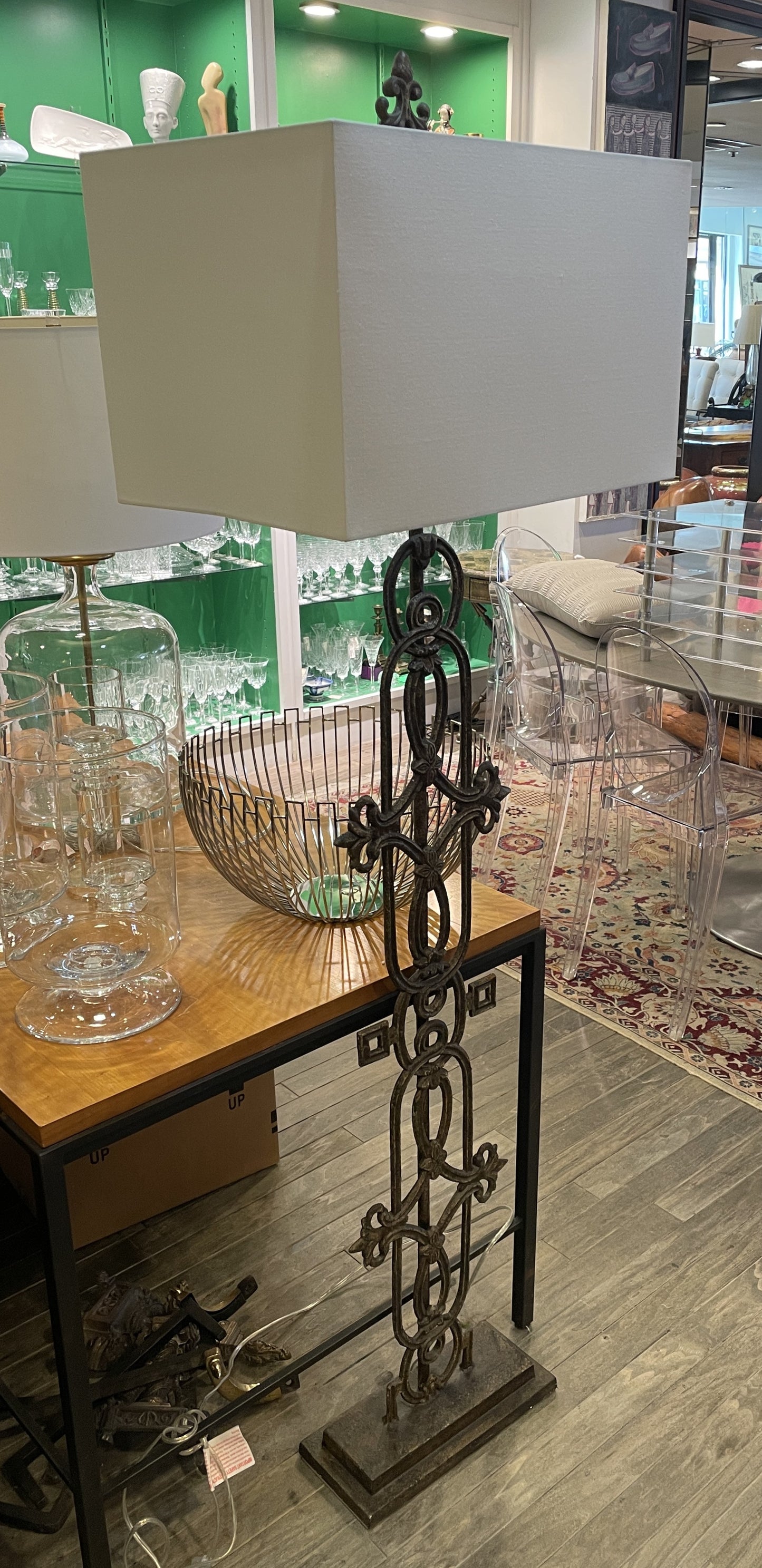 Architectural Balustrade Floor Lamp, Iron (Two Available) (0I6002)