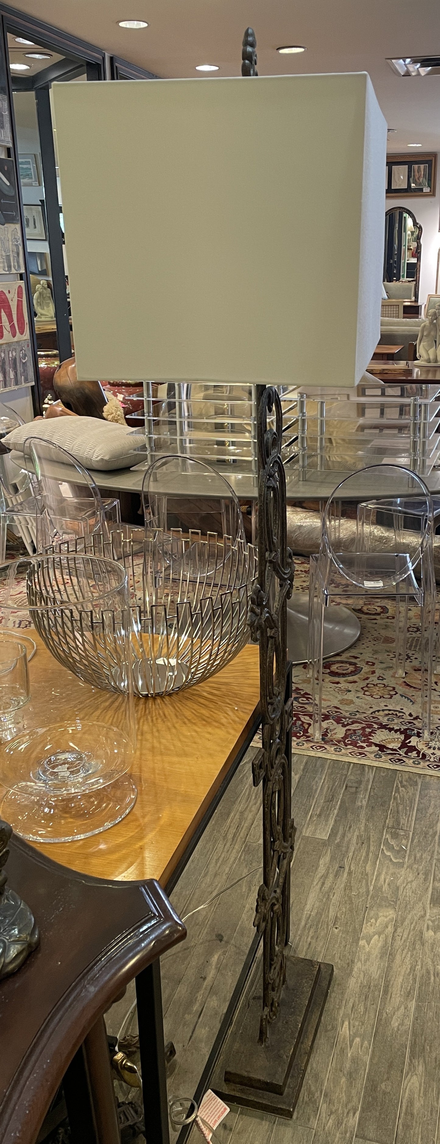 Architectural Balustrade Floor Lamp, Iron (Two Available) (0I6002)