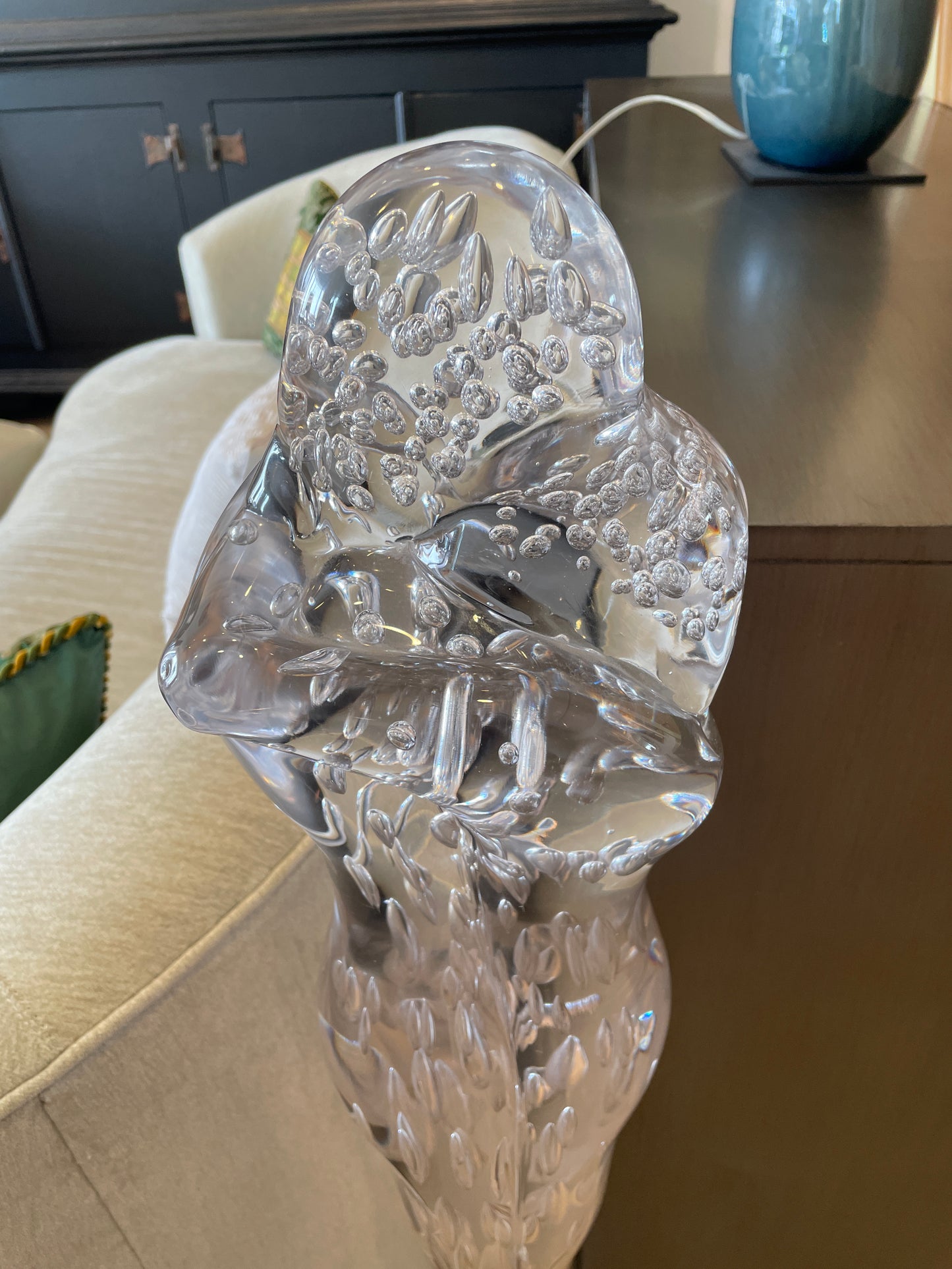 Pino Signoretto "Lovers" Murano Glass Floor Sculputure, signed (0LN007)