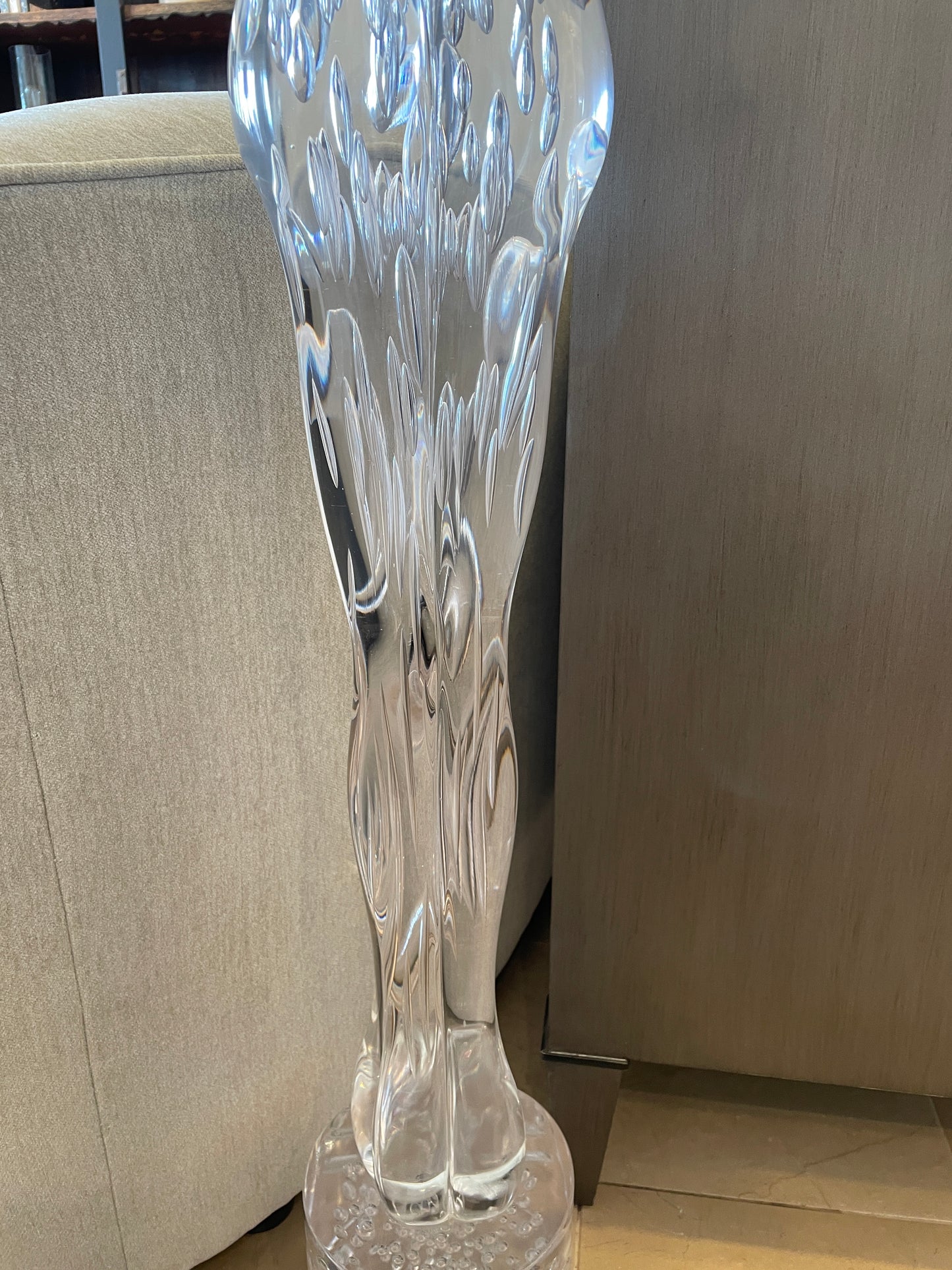Pino Signoretto "Lovers" Murano Glass Floor Sculputure, signed (0LN007)