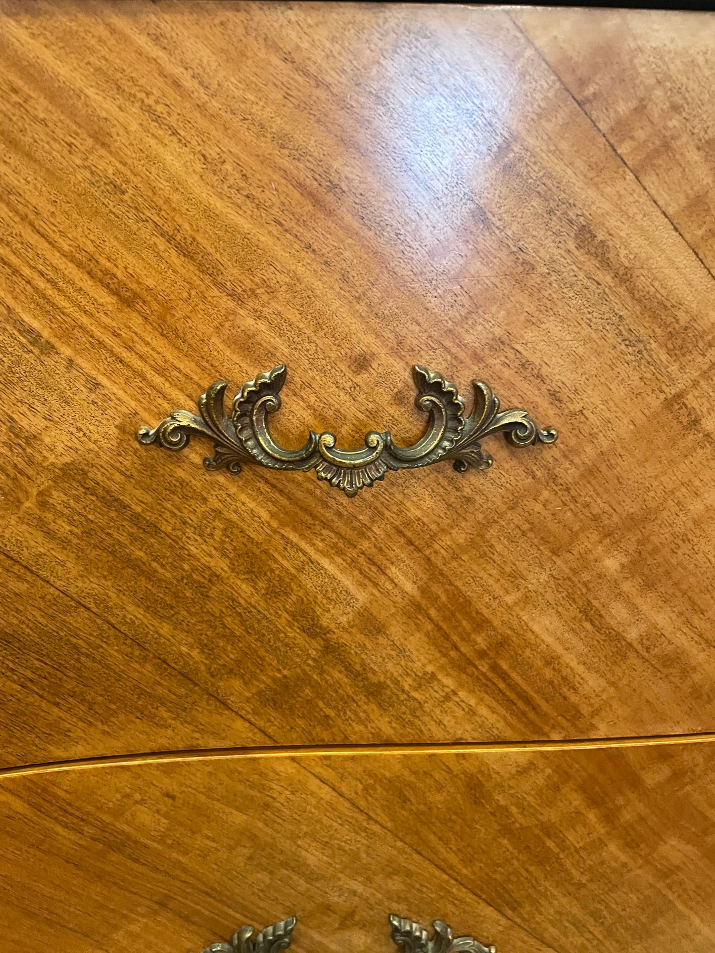 Antique French Provincial Highboy Dresser (0LO003)