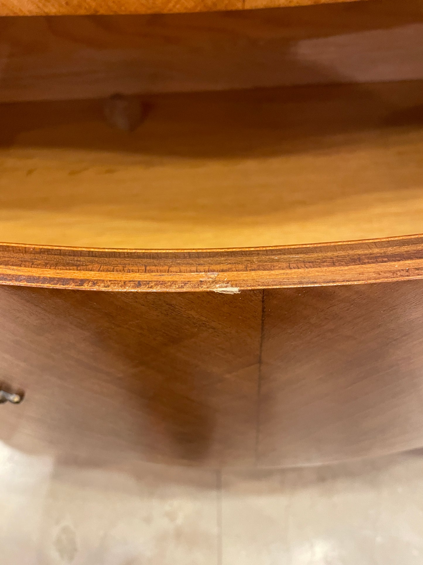 Antique French Provincial Highboy Dresser (0LO003)