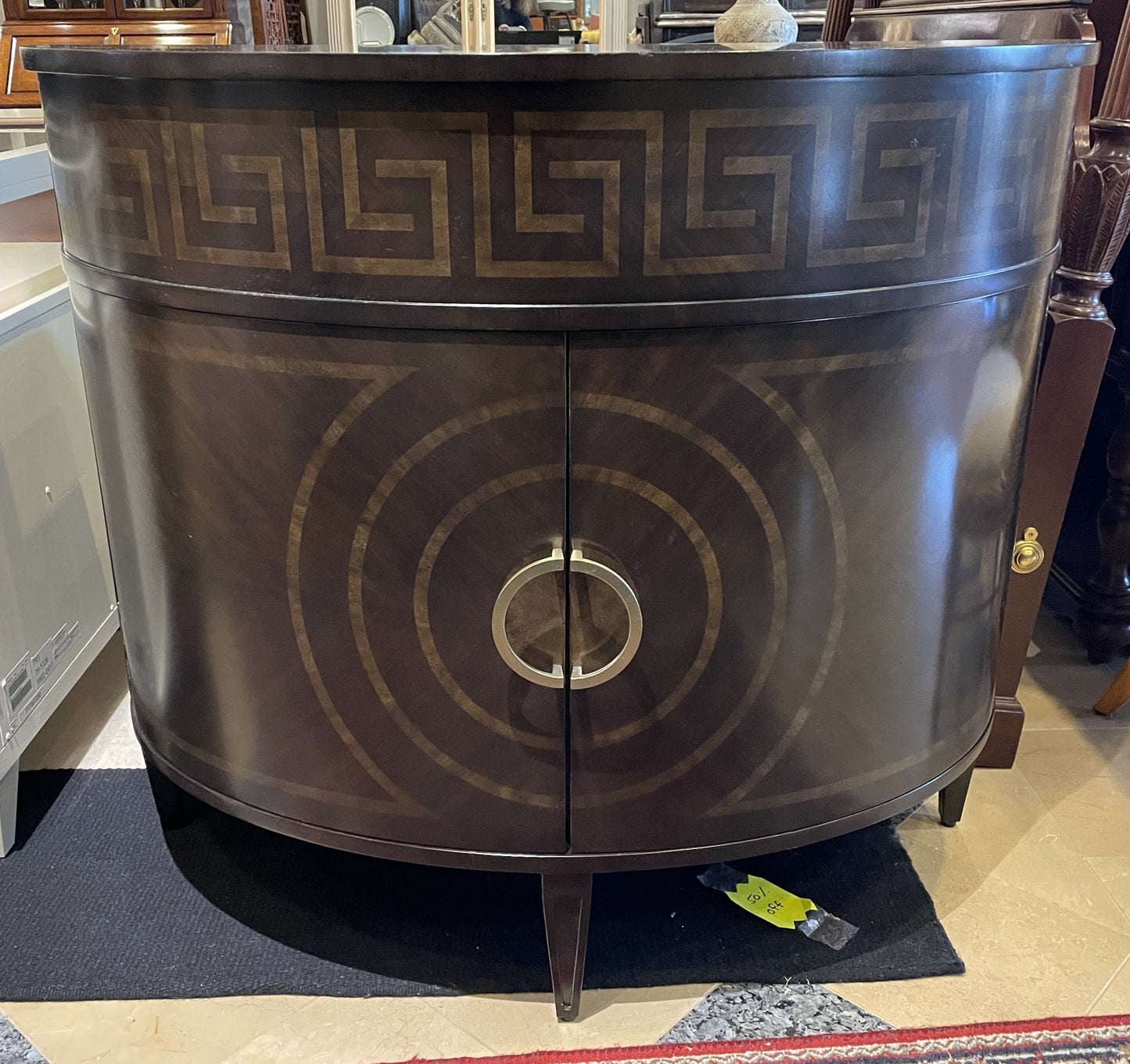 Ethan Allen Kronos Demilune Cabinet (0I6009)