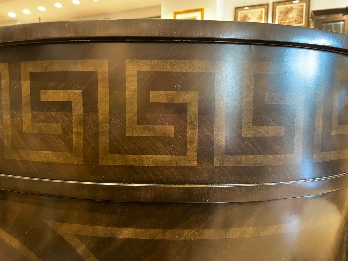 Ethan Allen Kronos Demilune Cabinet (0I6009)