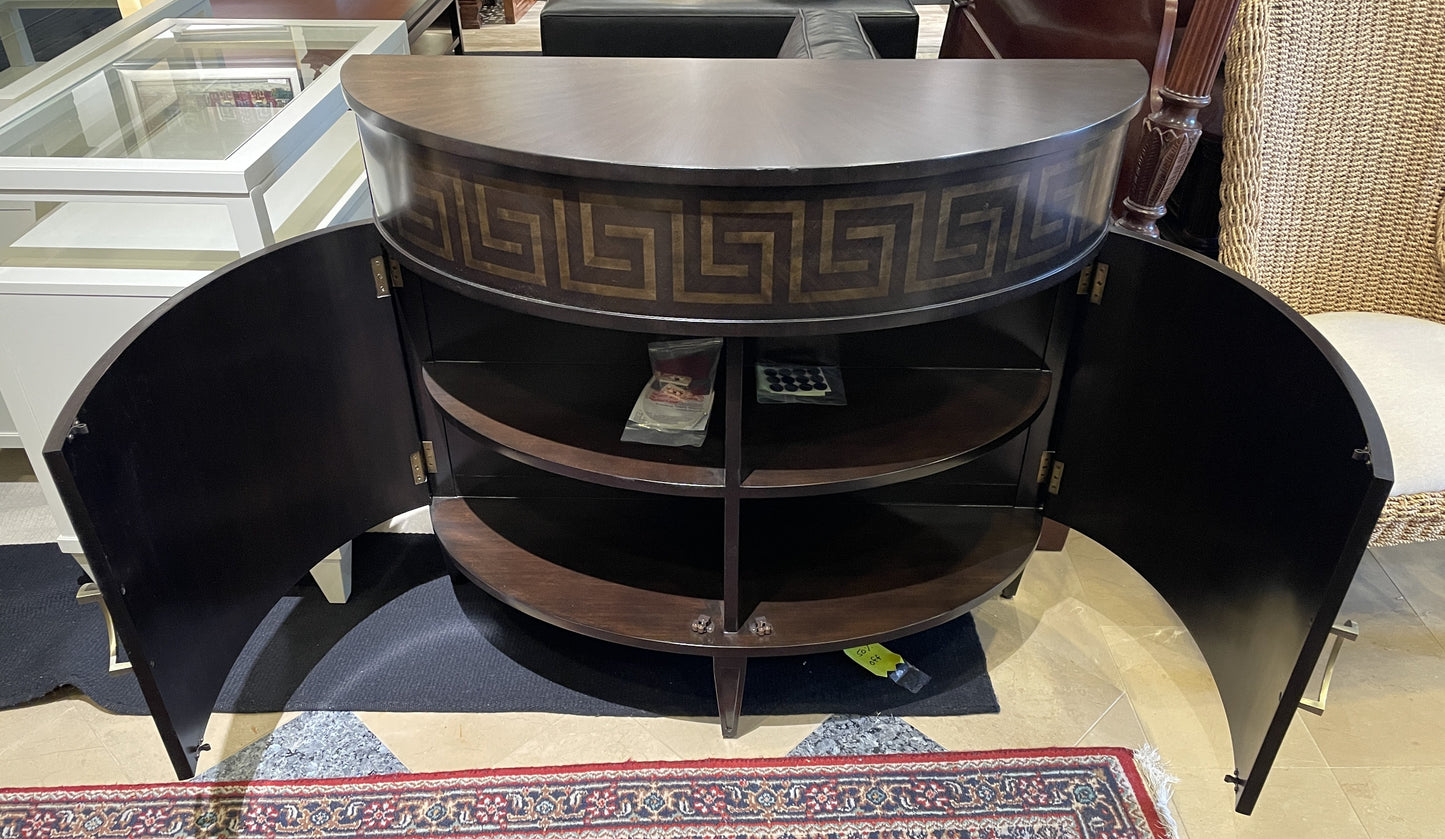 Ethan Allen Kronos Demilune Cabinet (0I6009)