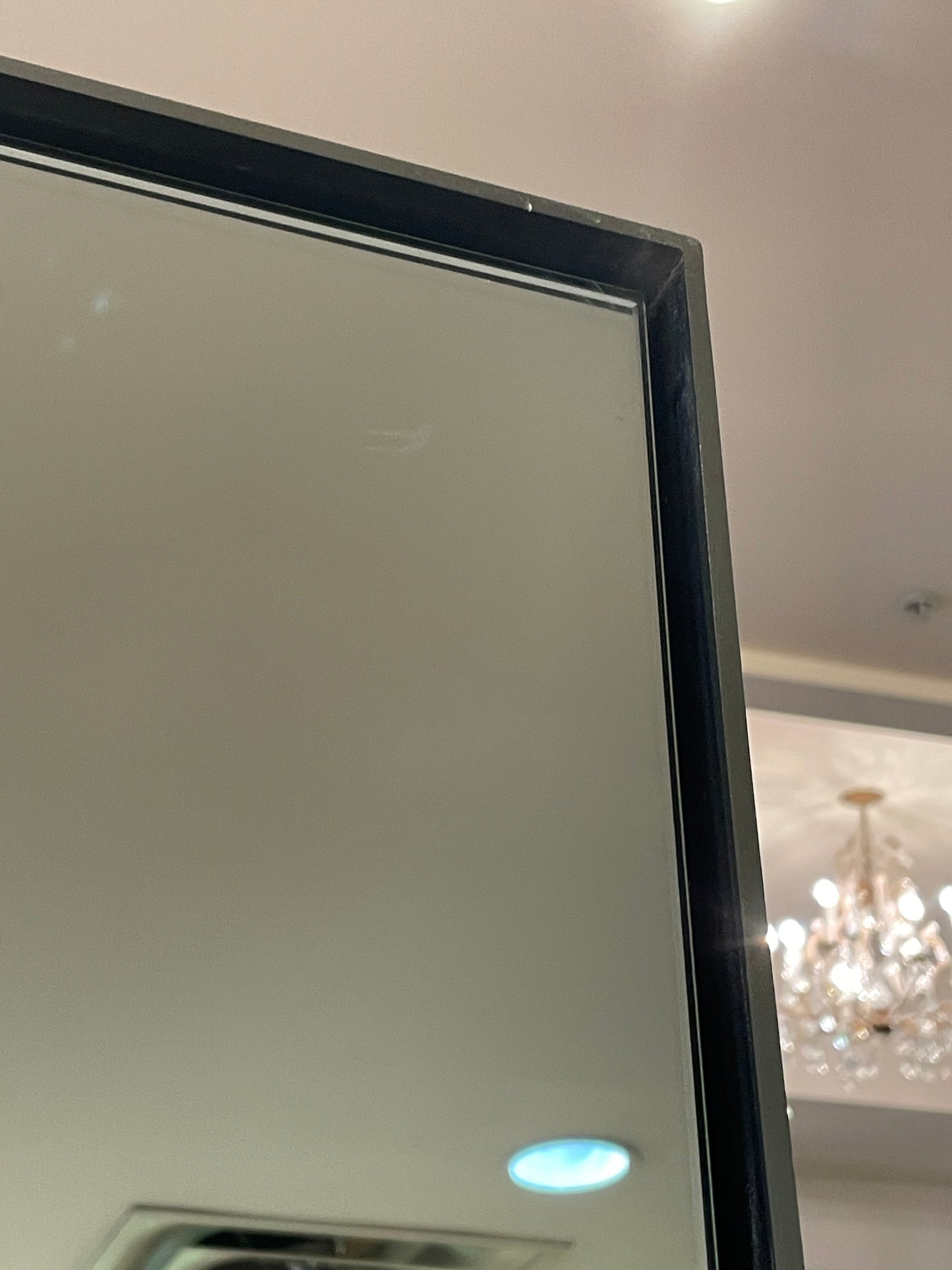 Restoration Hardware Floating Steel Mirror, 80" (0HV00J)