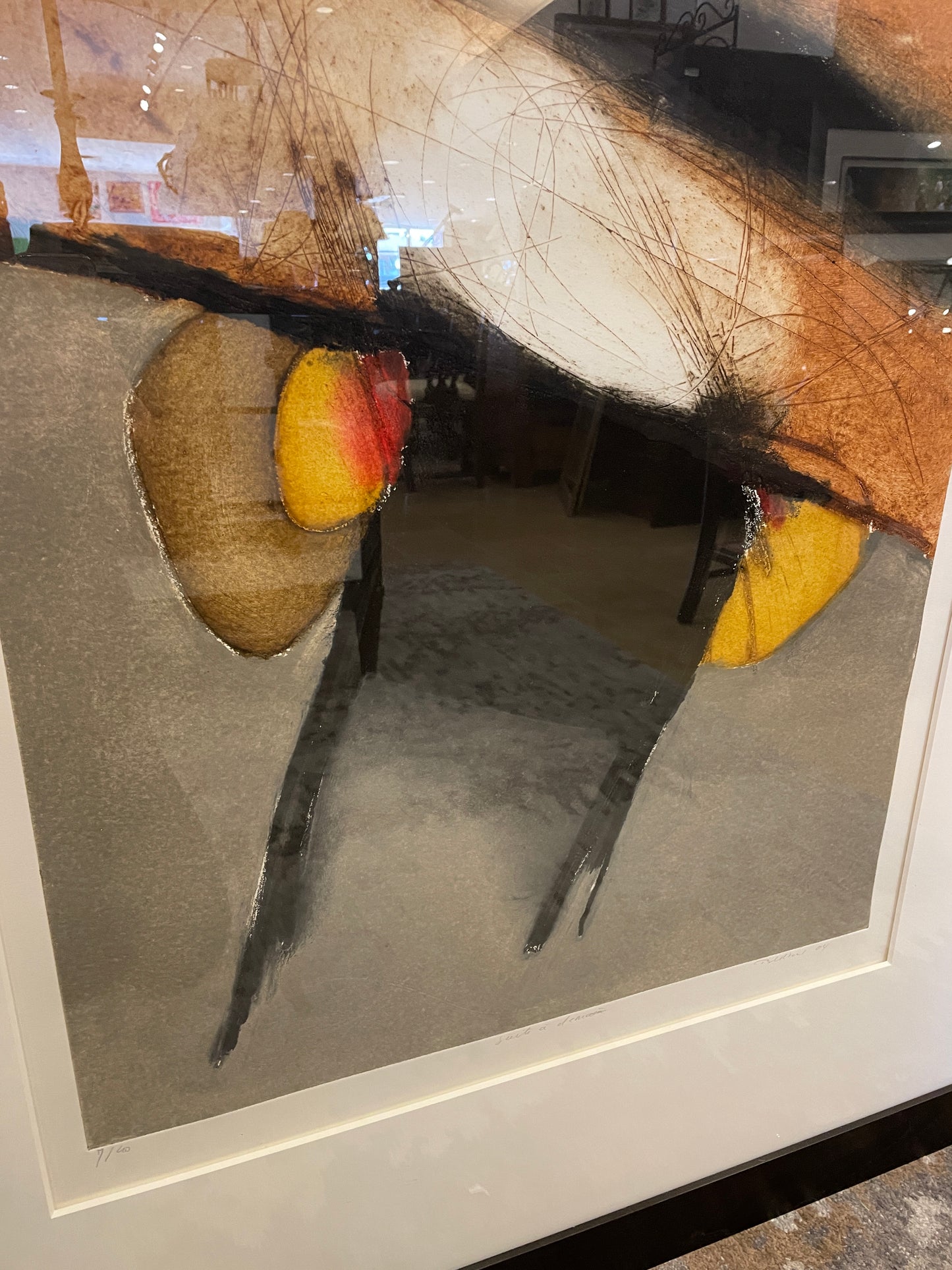 Bersou Lithograph Etching and Aquatint "Suite a demain" (0I600T)