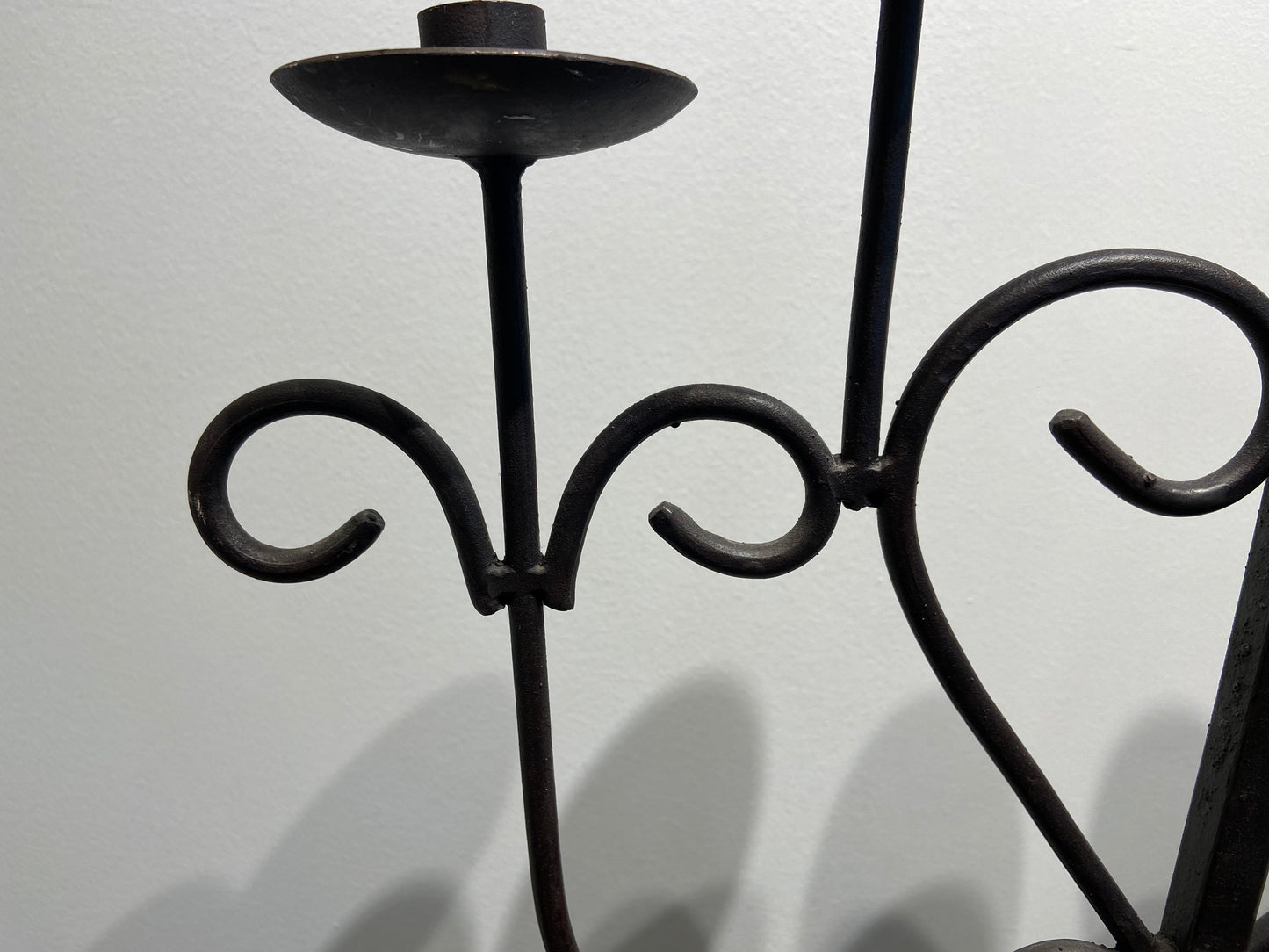Pair of Wrought Iron Floor Candelabras (KRF1AP)