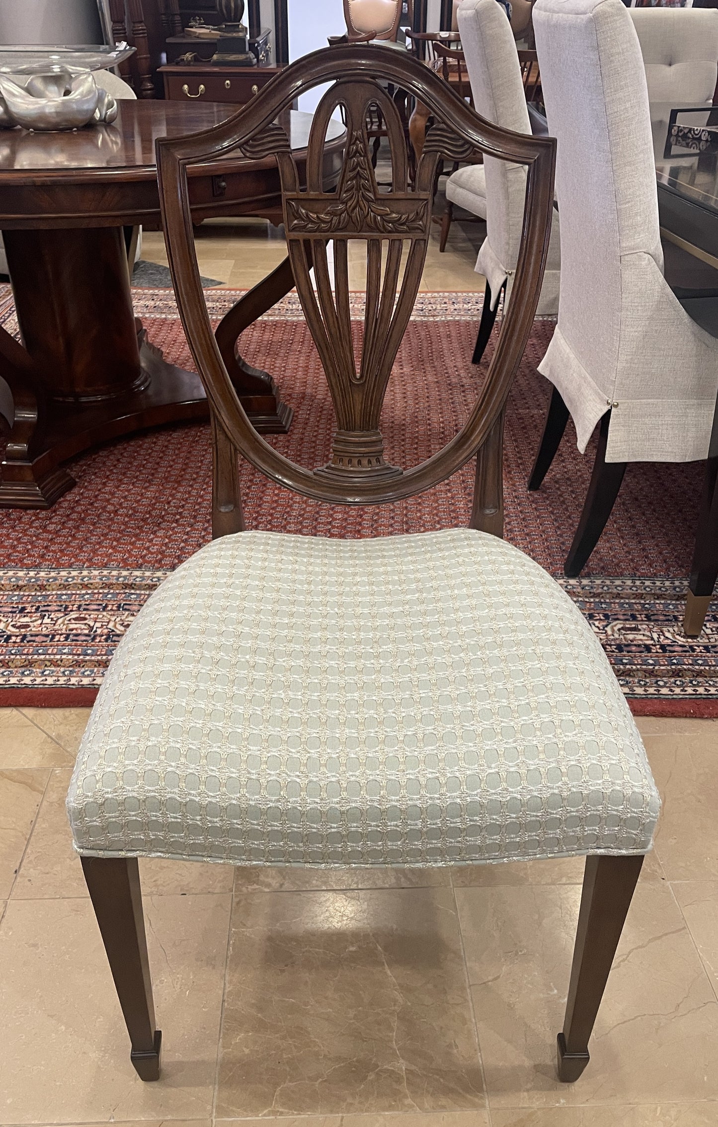 Baker Hepplewhite Dining Chairs, Set of 6 (0LP001)