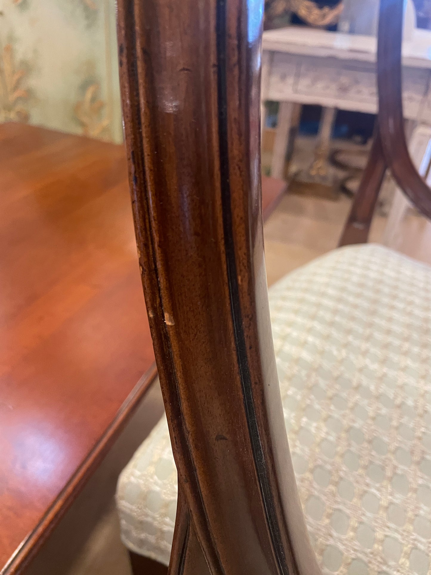 Baker Hepplewhite Dining Chairs, Set of 6 (0LP001)