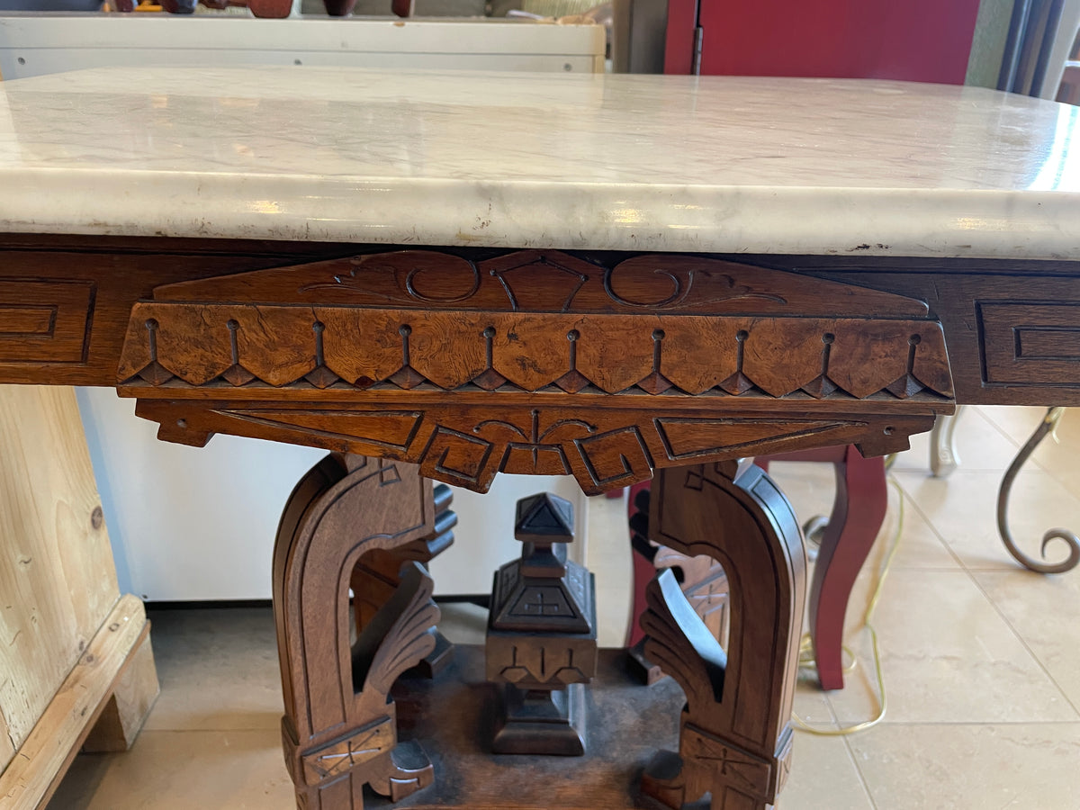 Eastlake Marble Topped Table (0PN006)