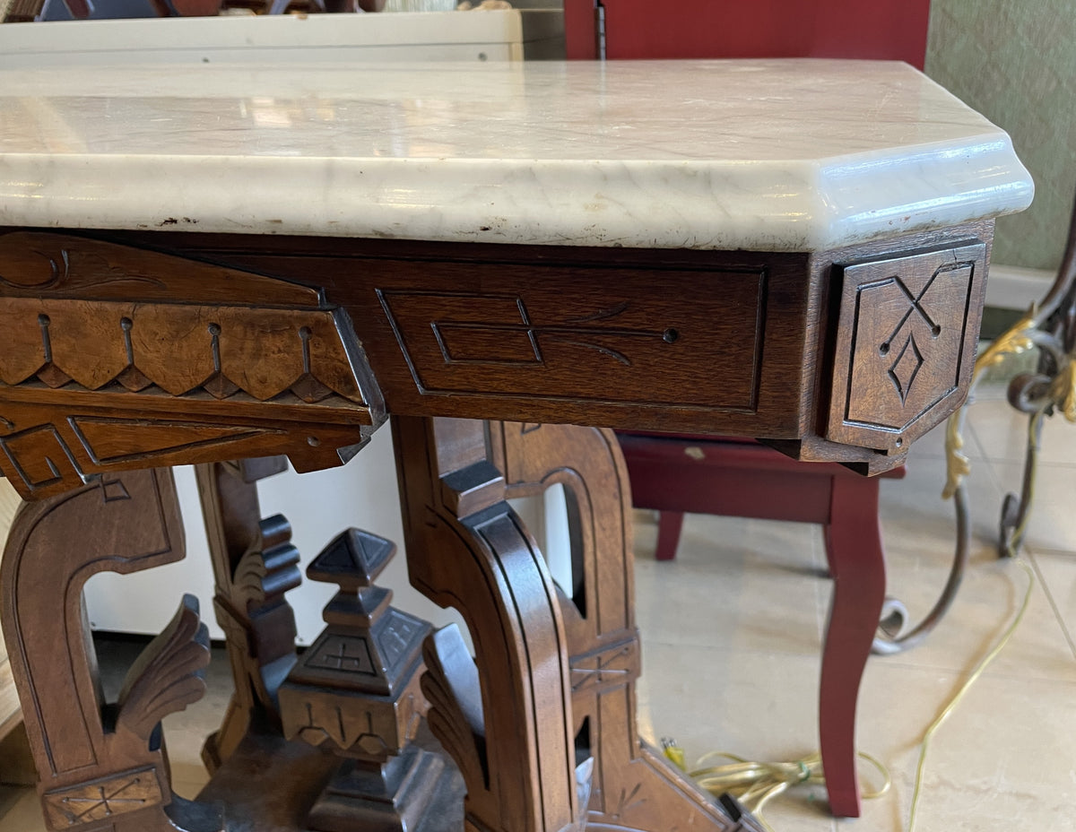 Eastlake Marble Topped Table (0PN006)