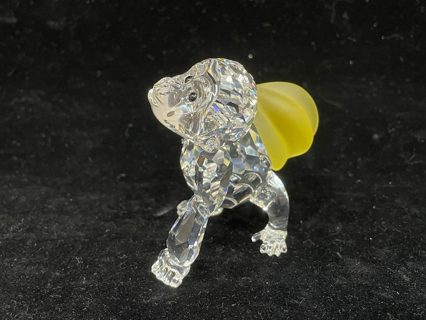 Swarovski "Young Gorilla with Bananas" Crystal Figurine