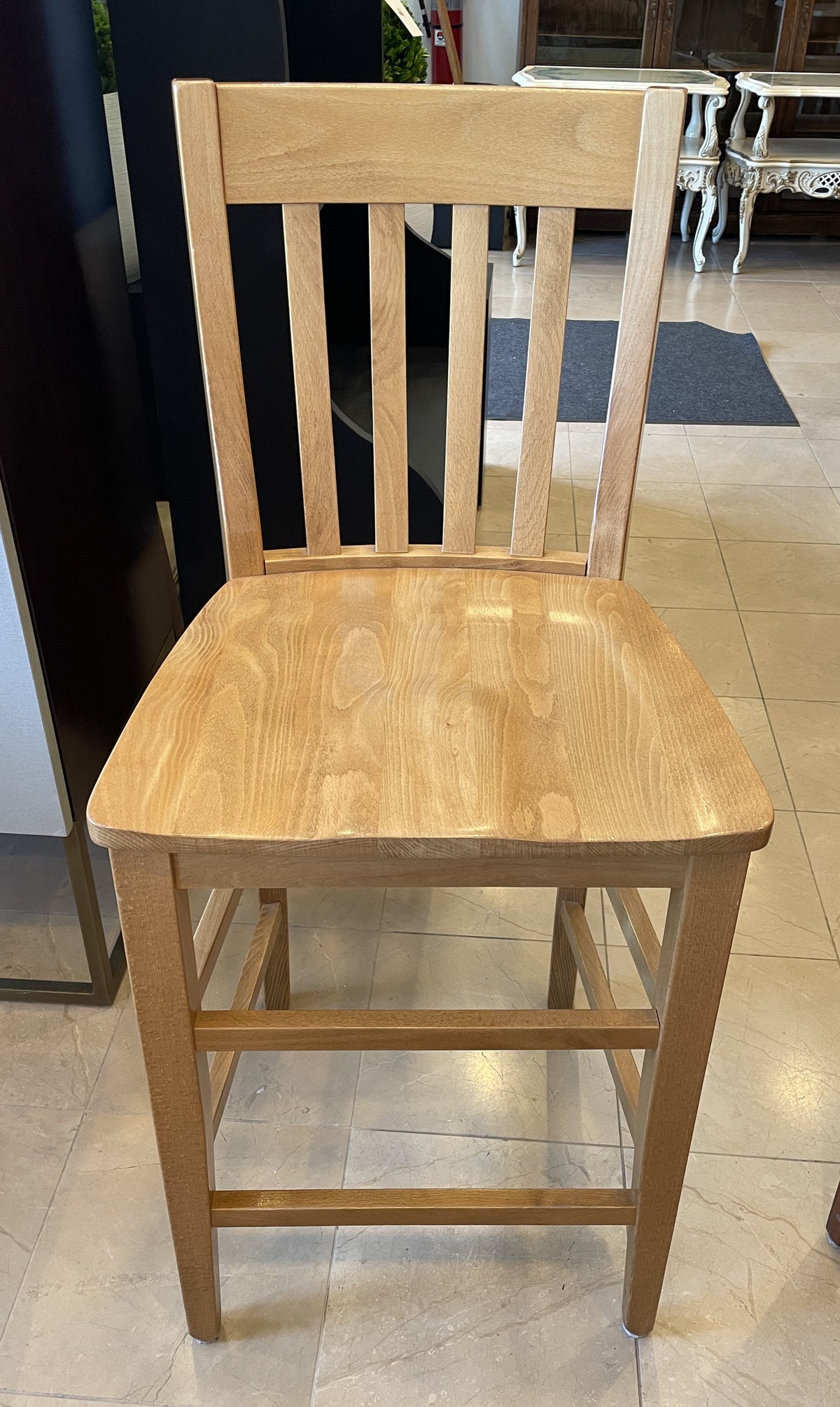 Maple Barstool, attr. Pottery Barn (Four available 03N003 03N004 03N005 03N006)