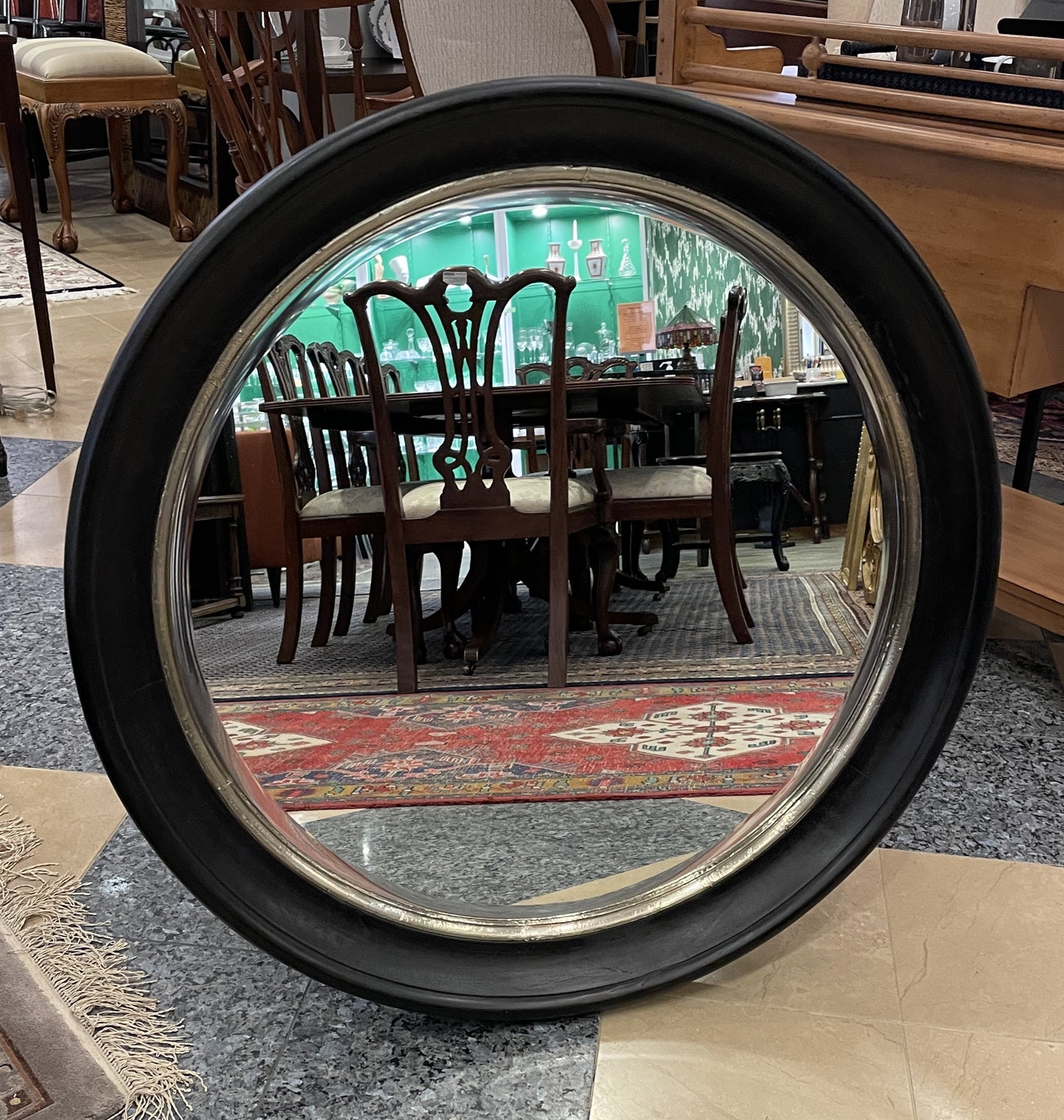 Pottery Barn Round Mirror (0I600E)