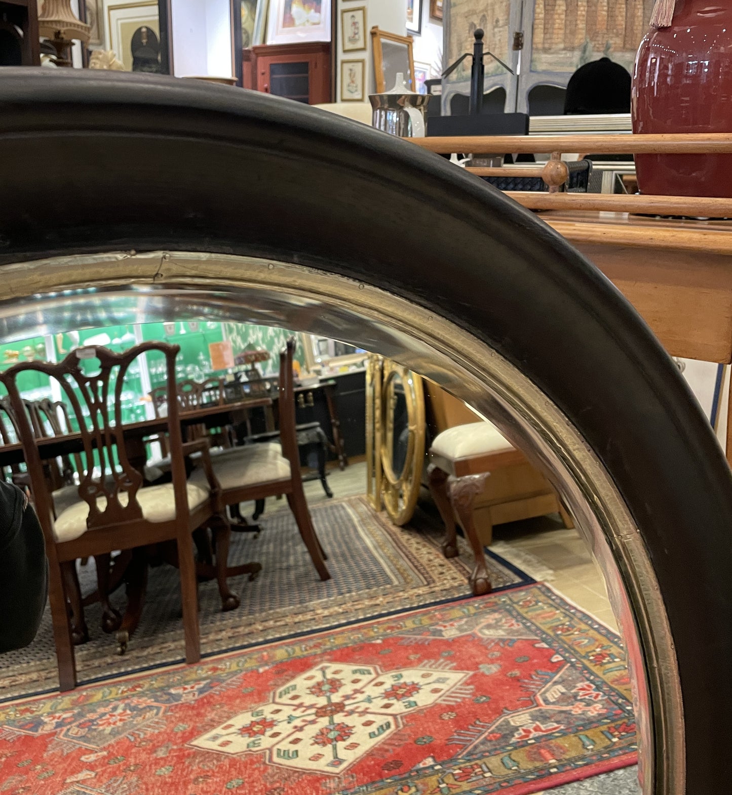Pottery Barn Round Mirror (0I600E)