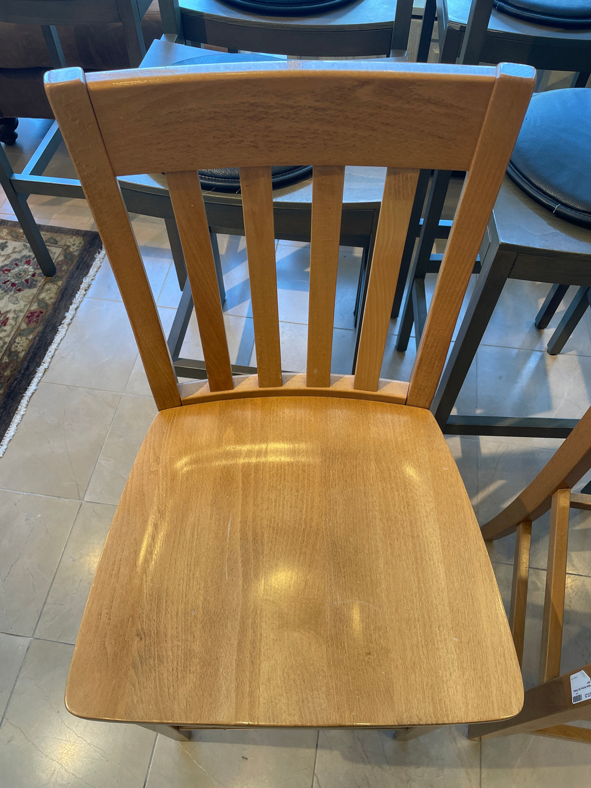 Maple Barstool, attr. Pottery Barn (Four available 03N003 03N004 03N005 03N006)
