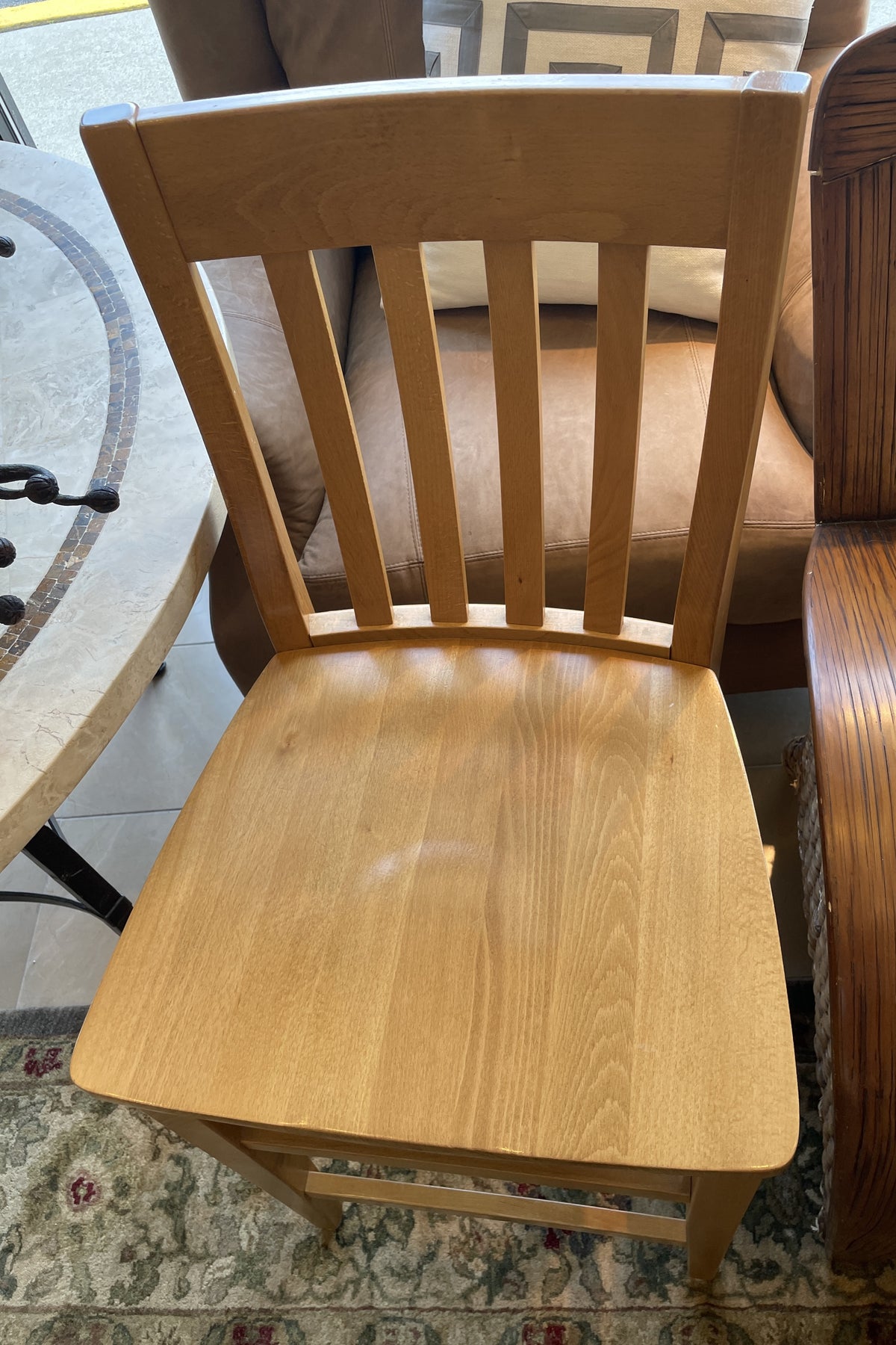Maple Barstool, attr. Pottery Barn (Four available 03N003 03N004 03N005 03N006)