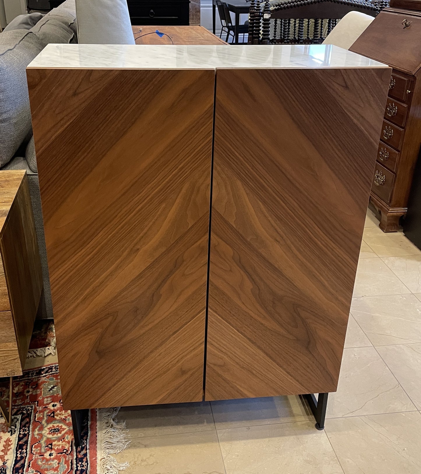 CB2 Suspend Wood Storage Cabinet (0I600B)
