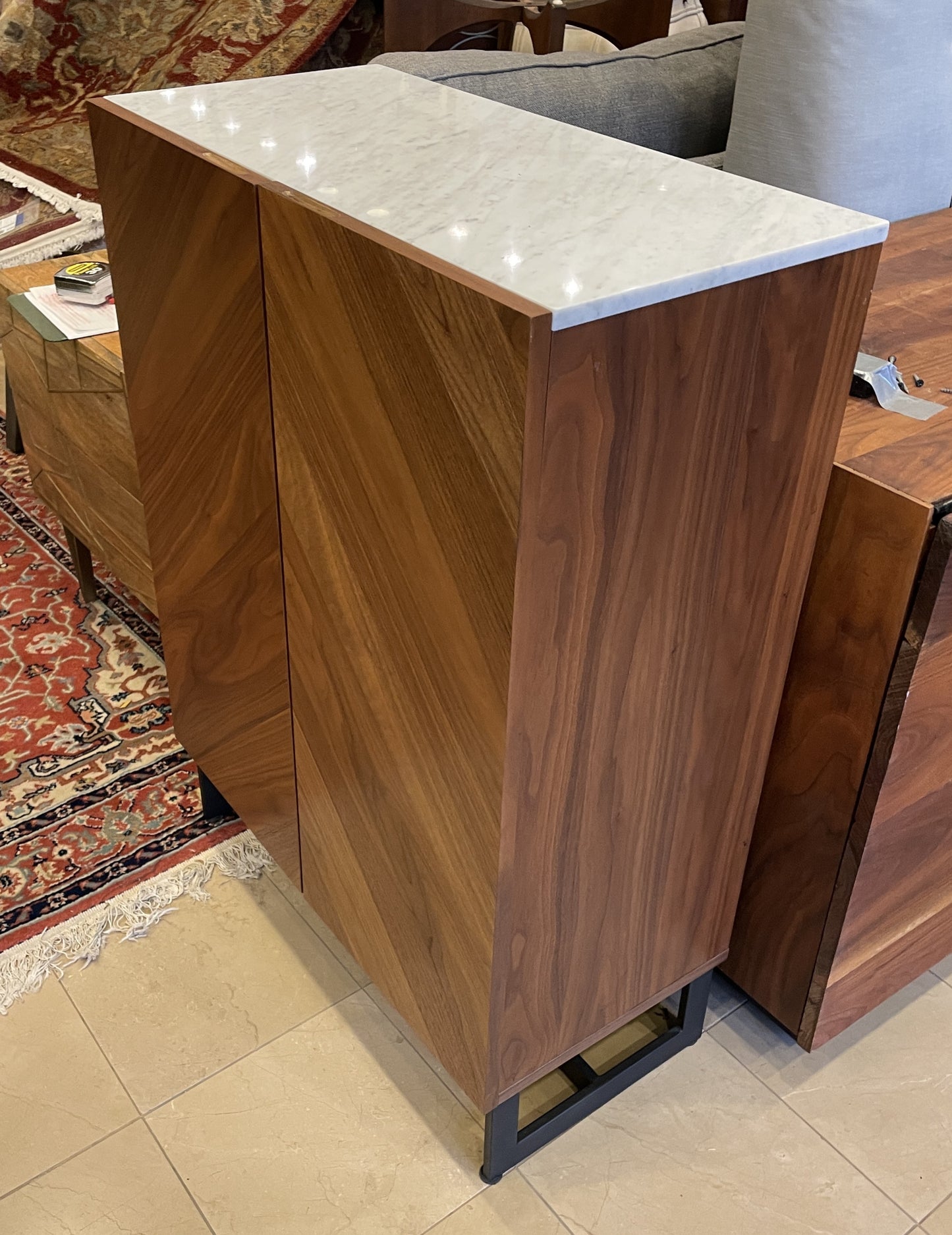 CB2 Suspend Wood Storage Cabinet (0I600B)