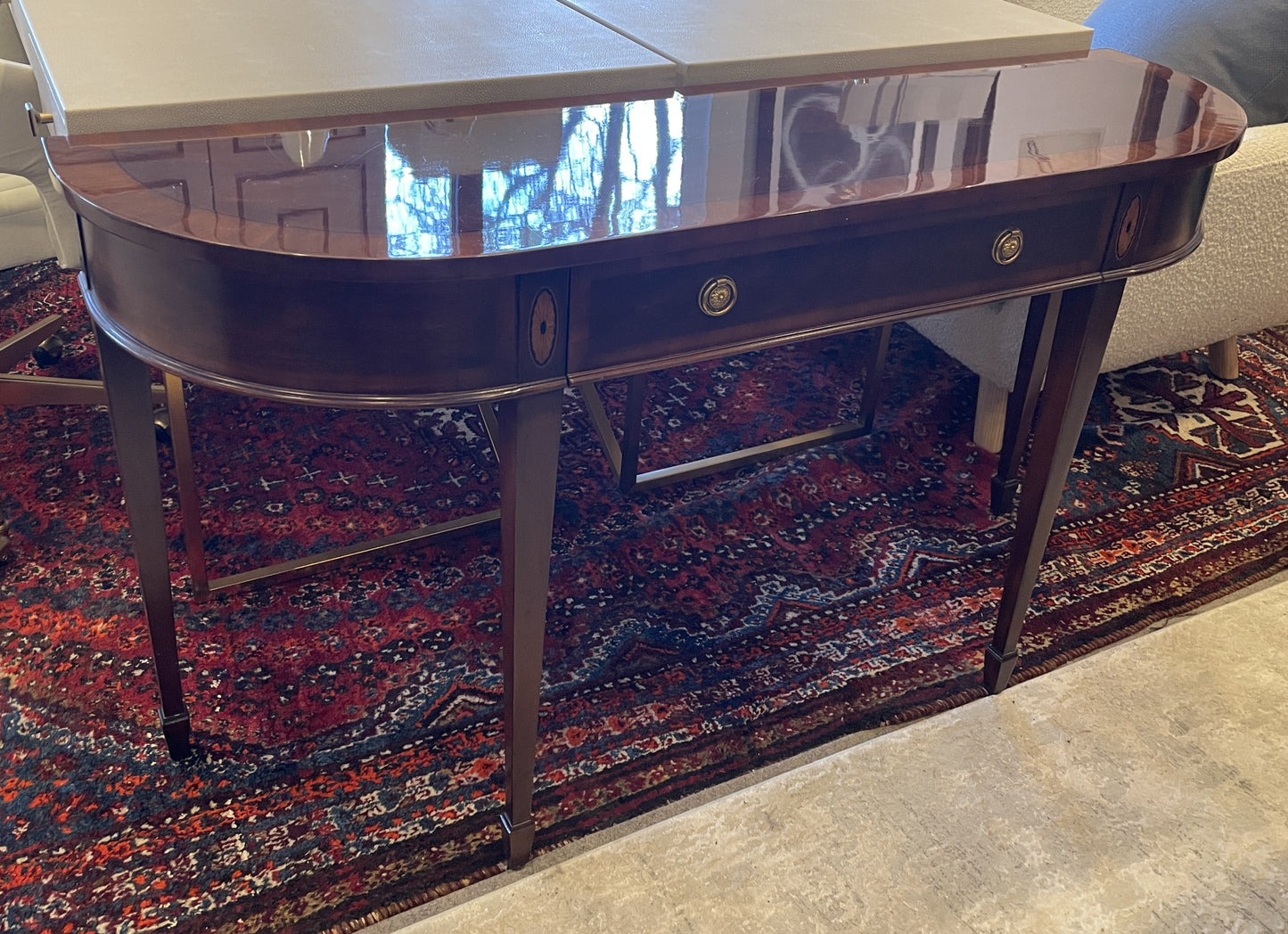 Hekman Copley Place Console Table, Demilune (0LP002)