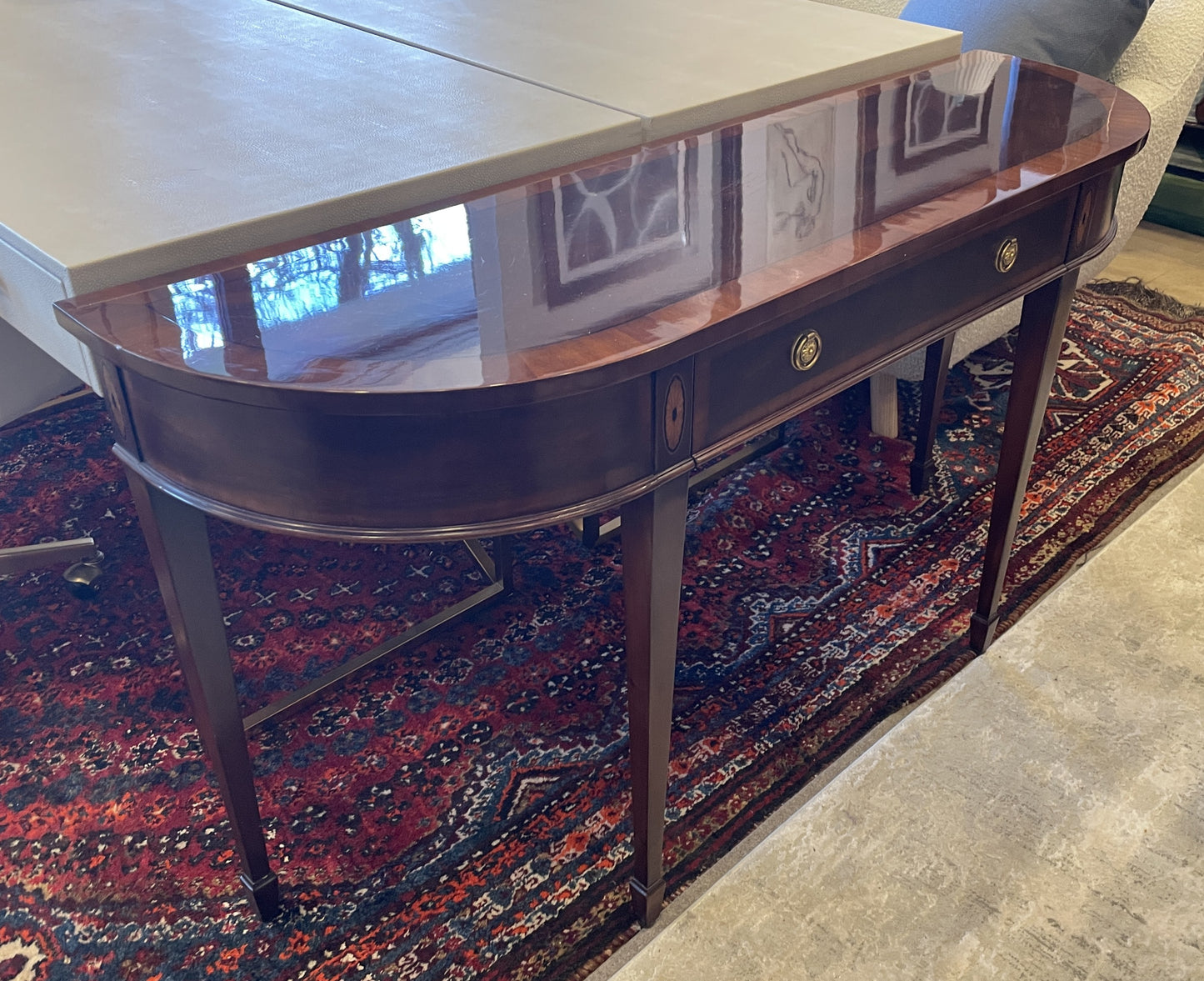Hekman Copley Place Console Table, Demilune (0LP002)