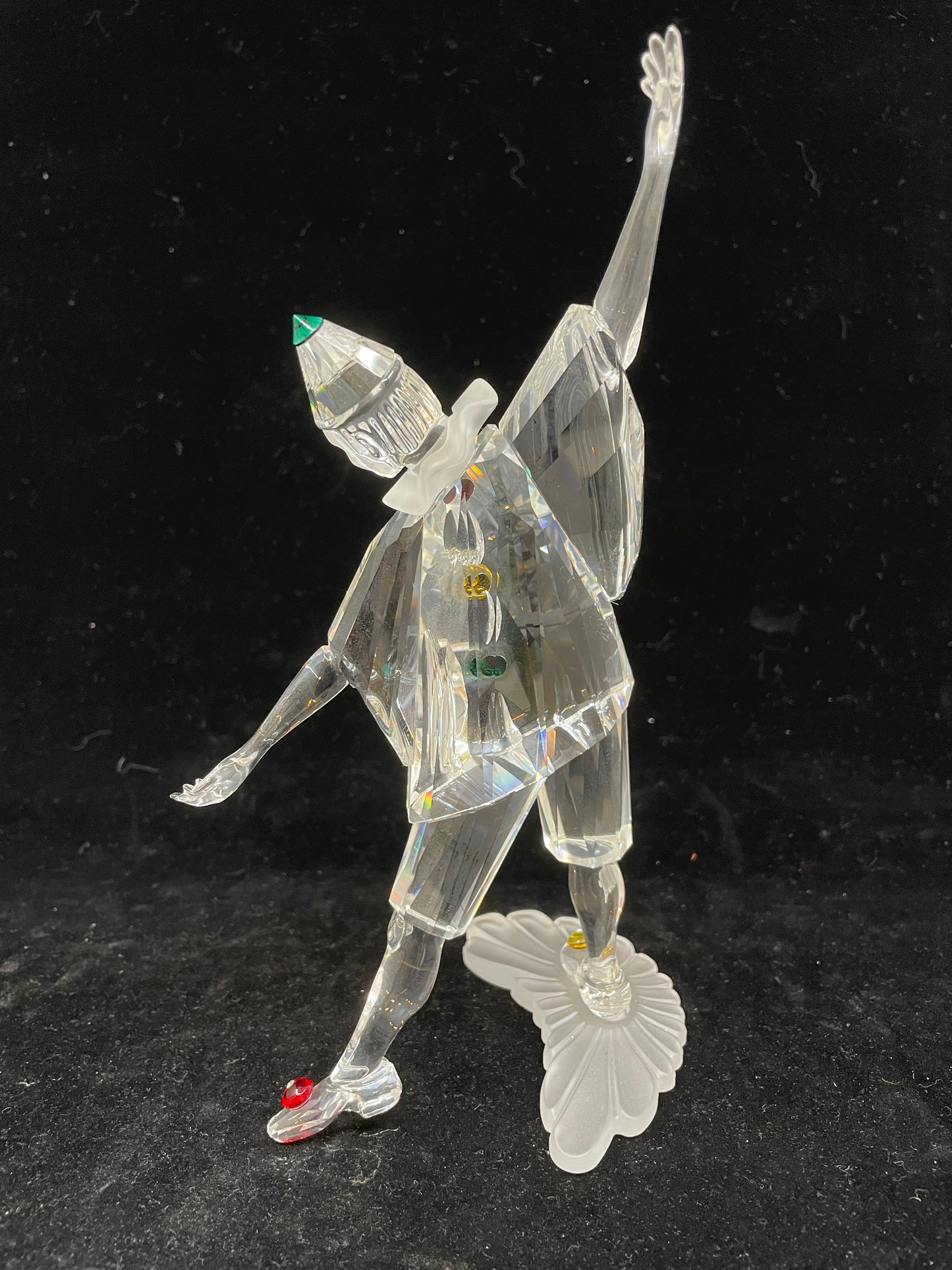 Swarovski "Pierrot" SCS 1999 Crystal Figurine