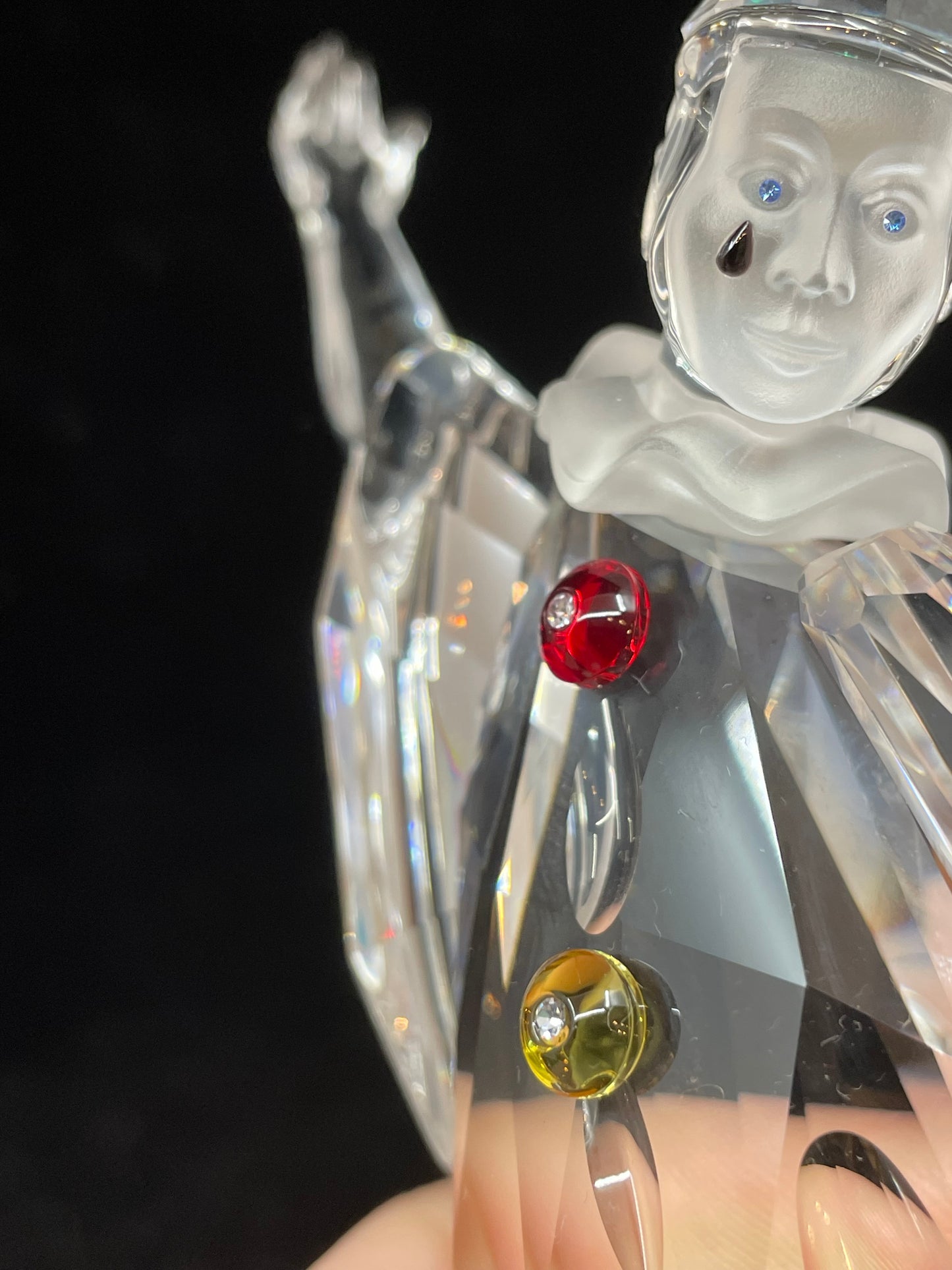 Swarovski "Pierrot" SCS 1999 Crystal Figurine