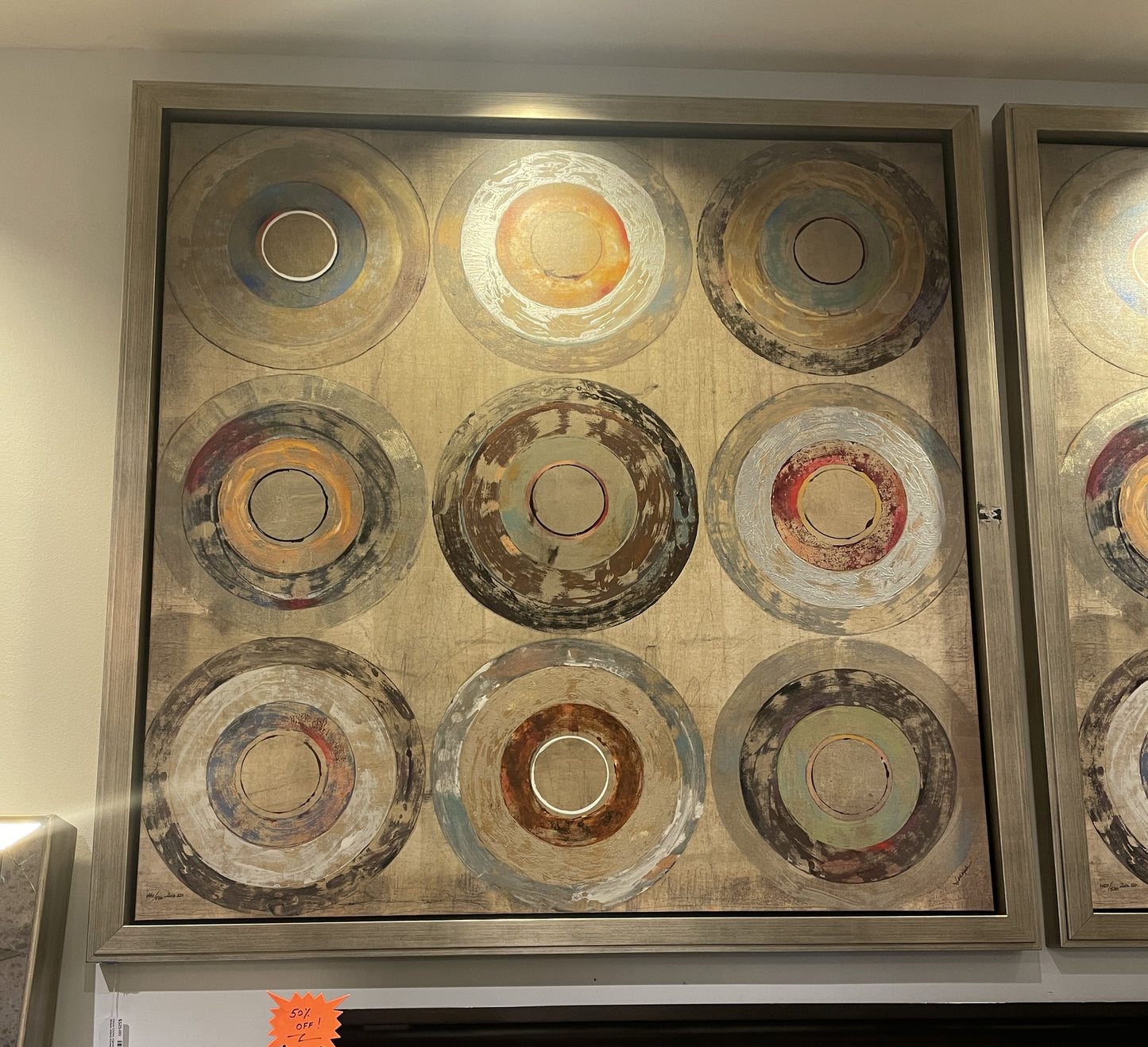 Ethan Allen Circle Giclee, signed Joseph (Two available) (0I600S)