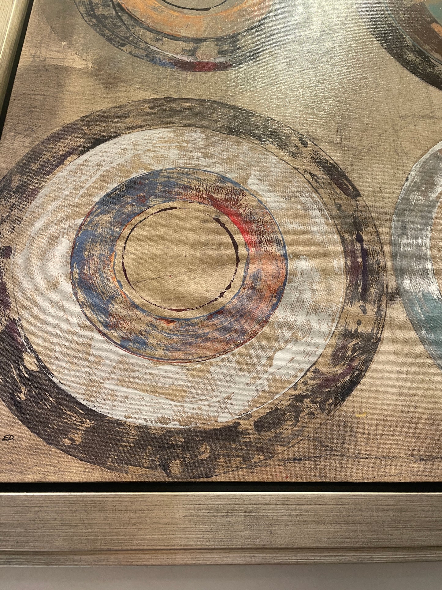 Ethan Allen Circle Giclee, signed Joseph (Two available) (0I600S)