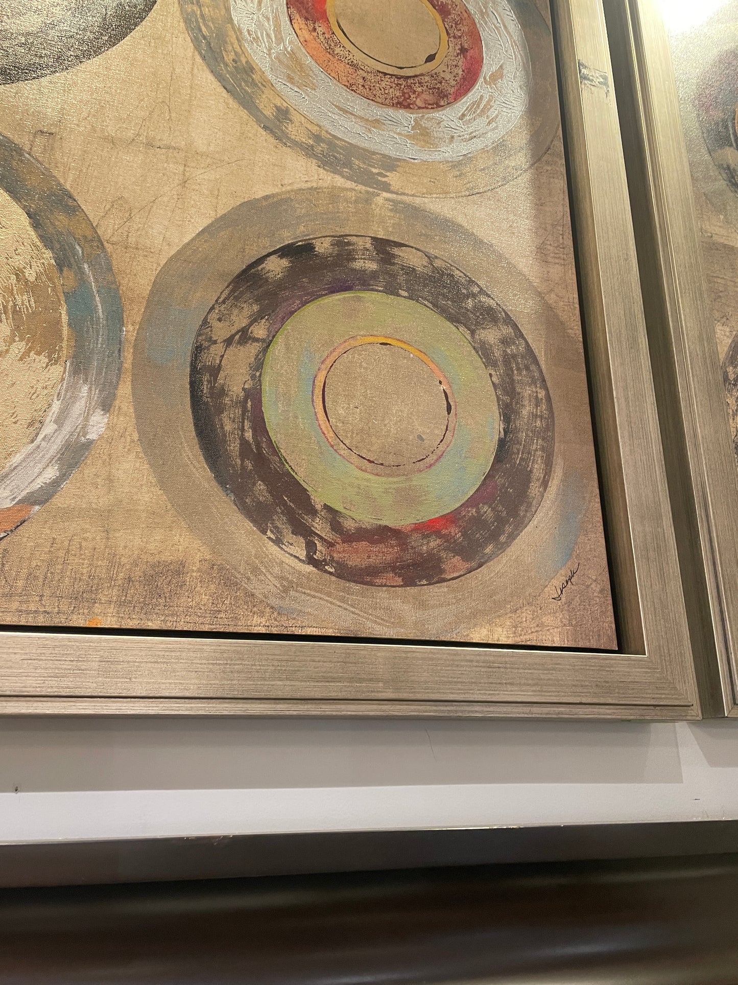 Ethan Allen Circle Giclee, signed Joseph (Two available) (0I600S)