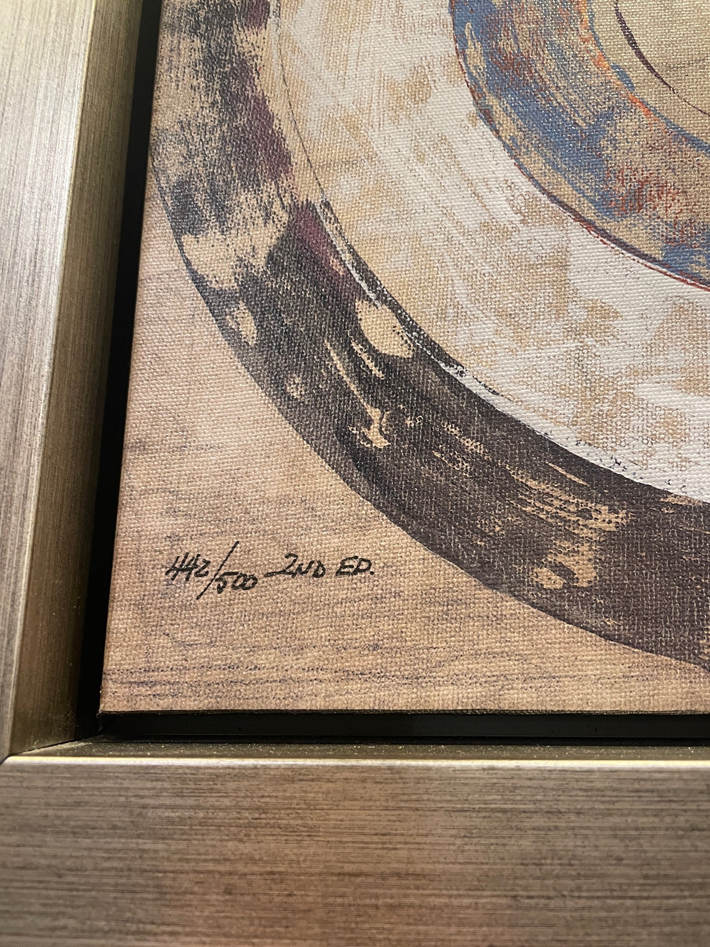 Ethan Allen Circle Giclee, signed Joseph (Two available) (0I600S)