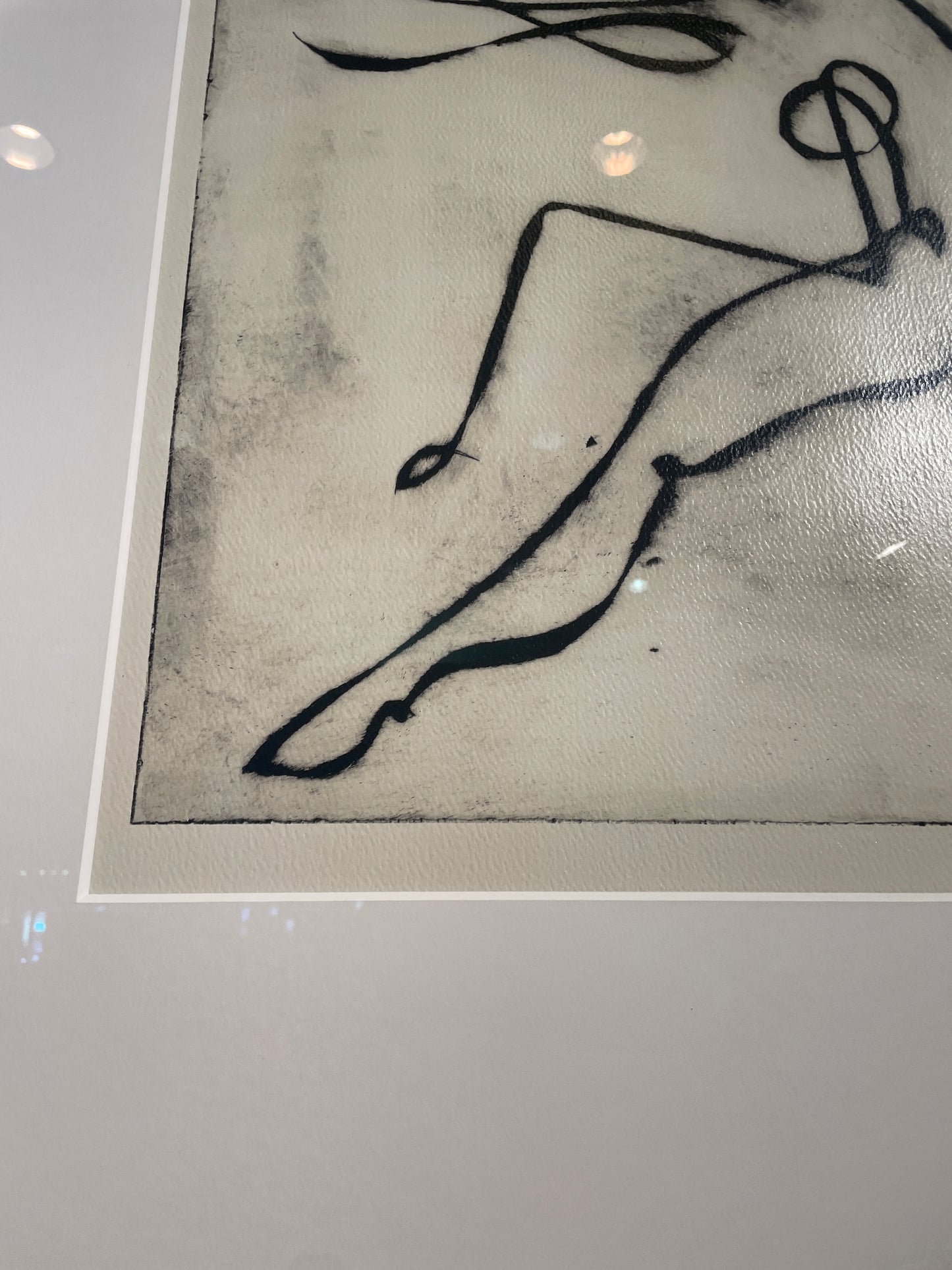 Black and White Nude signed Lawrence (0I600W)