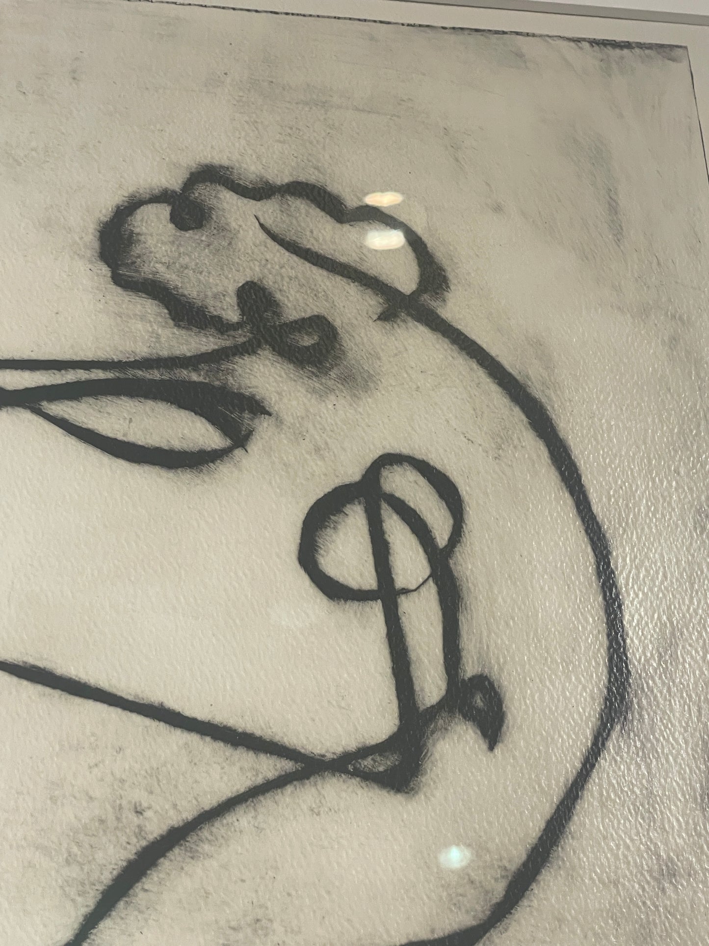 Black and White Nude signed Lawrence (0I600W)