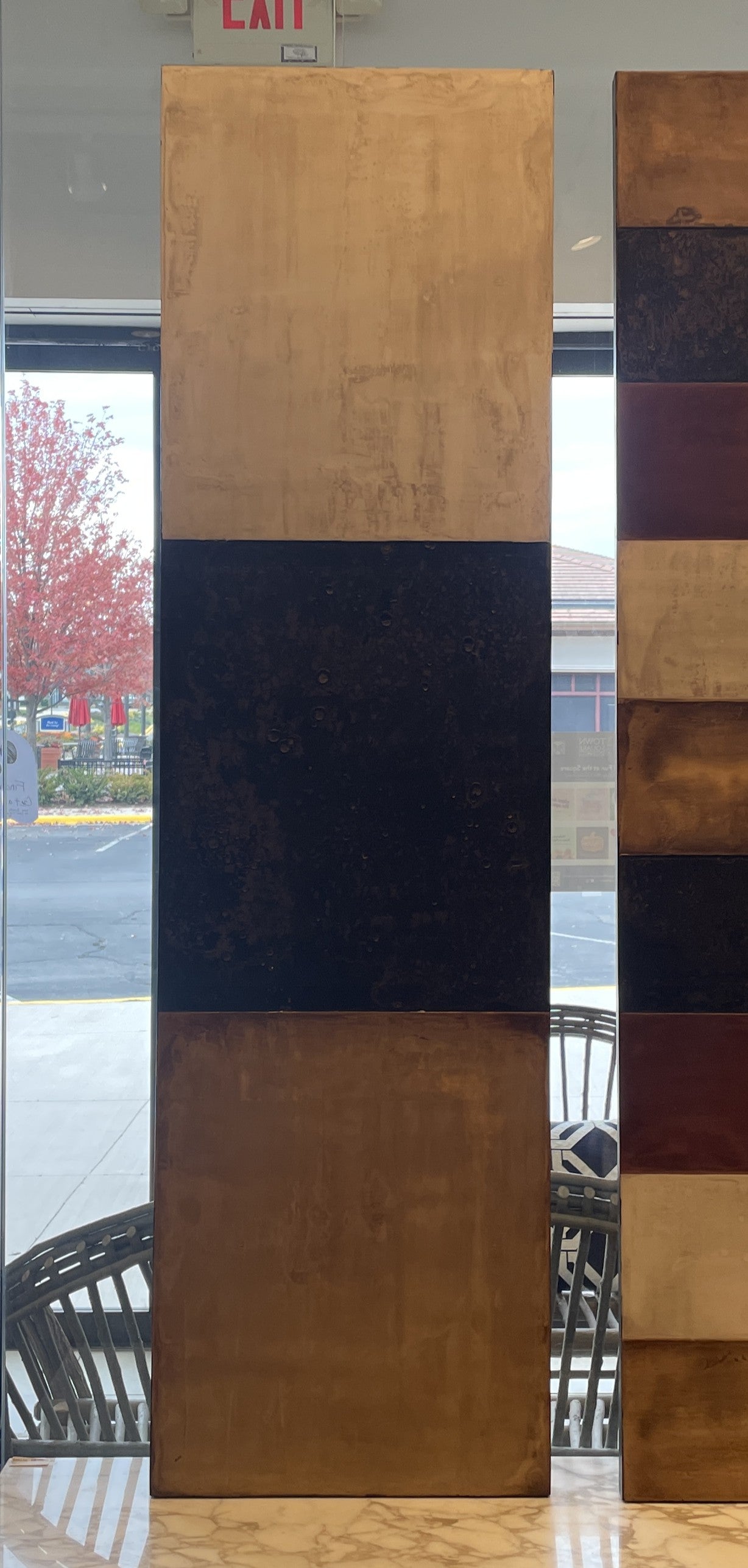 Kris Cox Triptych Panels, Mixed Media Art (0HP00Z)