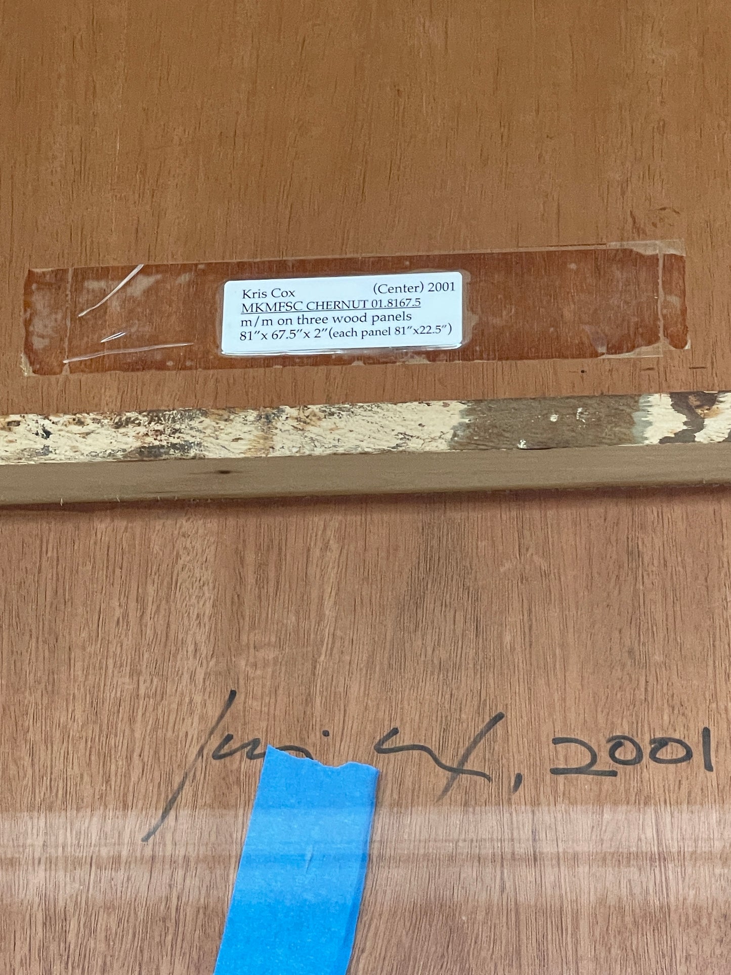 Kris Cox Triptych Panels, Mixed Media Art (0HP00Z)