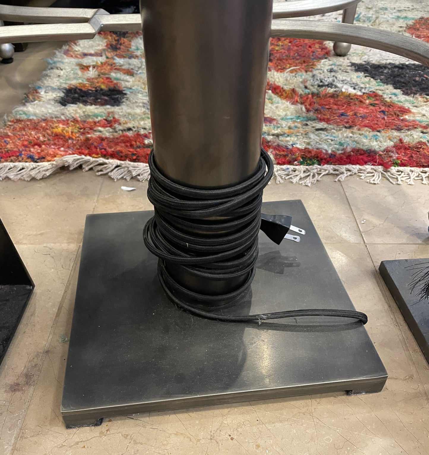 Restoration Hardware Column Floor Lamp in Bronze