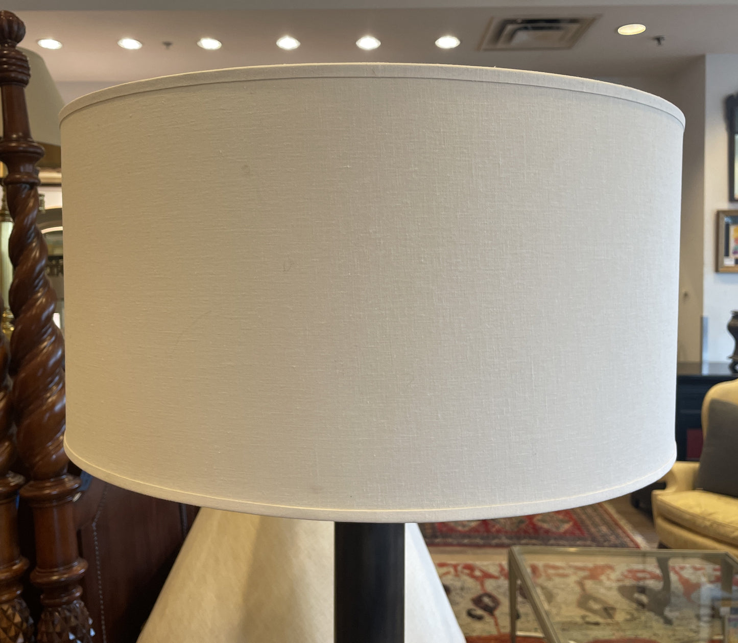 Restoration Hardware Column Floor Lamp in Bronze