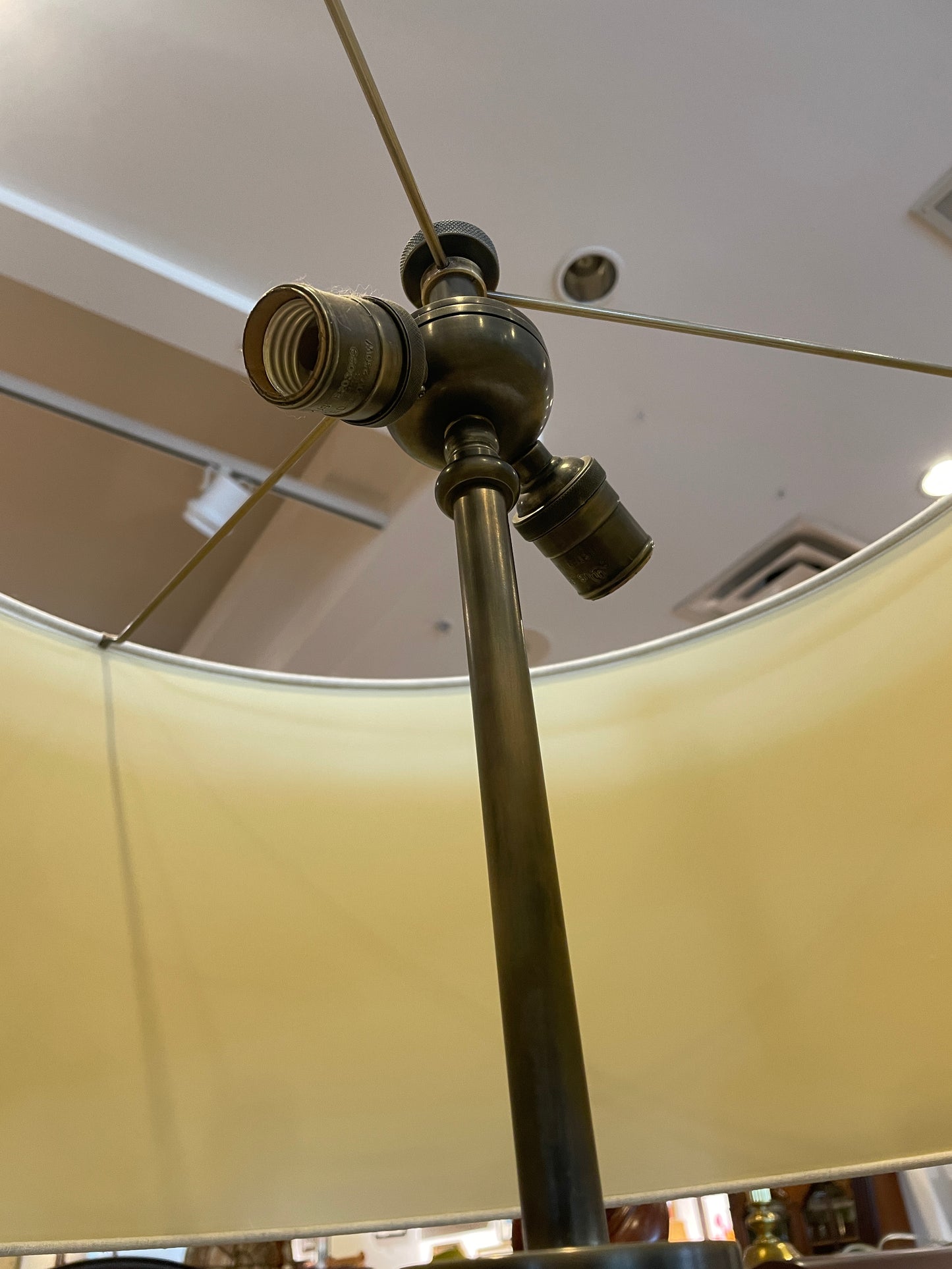 Restoration Hardware Column Floor Lamp in Bronze