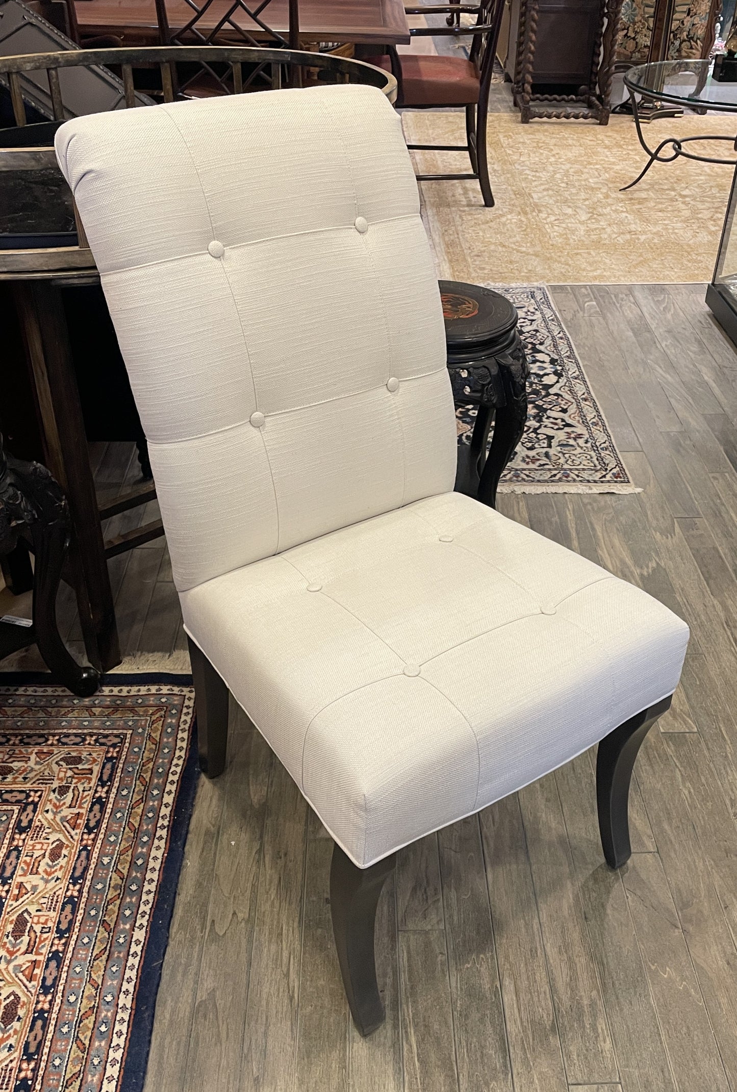 Ethan Allen Dayton side chair, tufted (0I6007)
