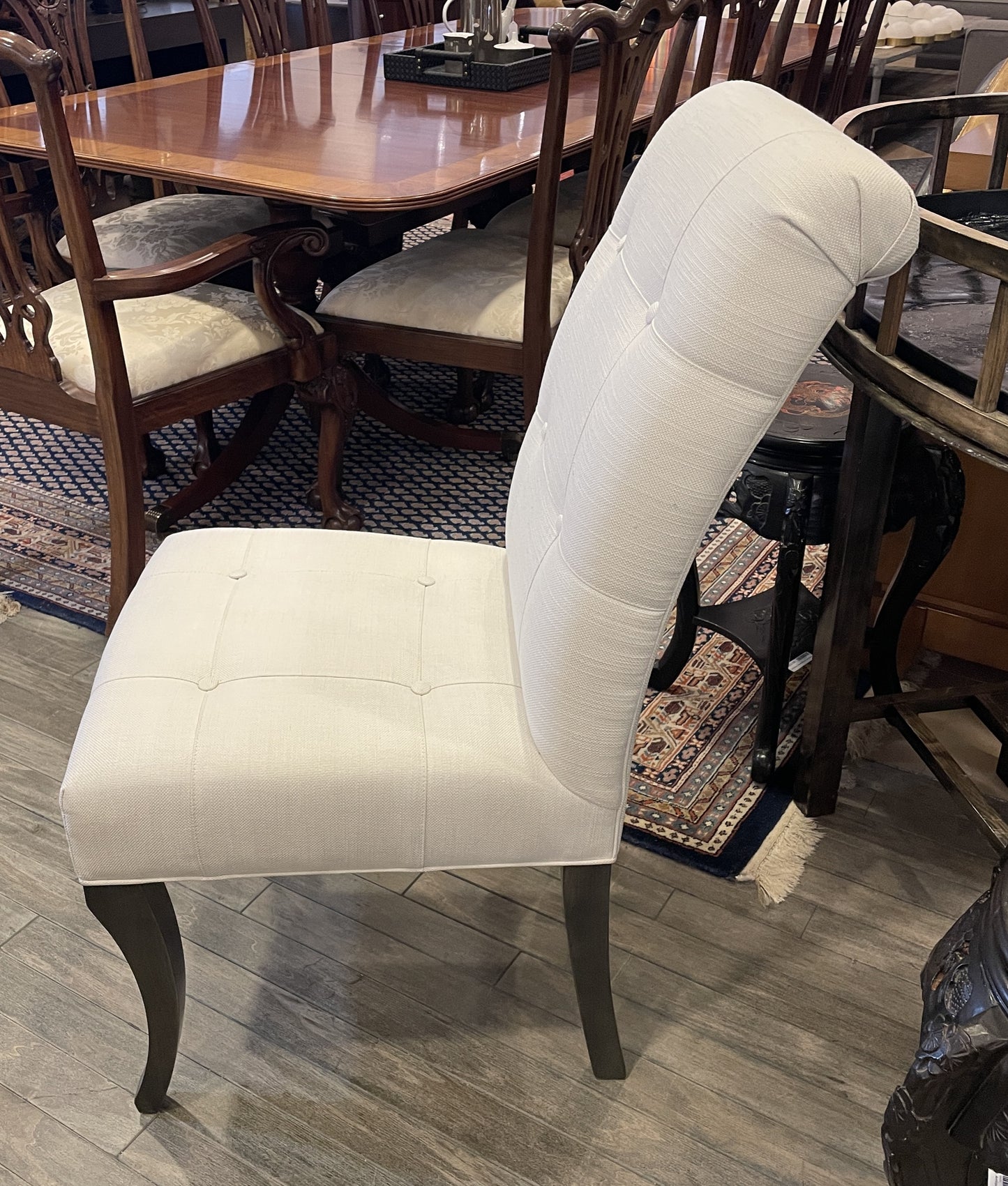 Ethan Allen Dayton side chair, tufted (0I6007)