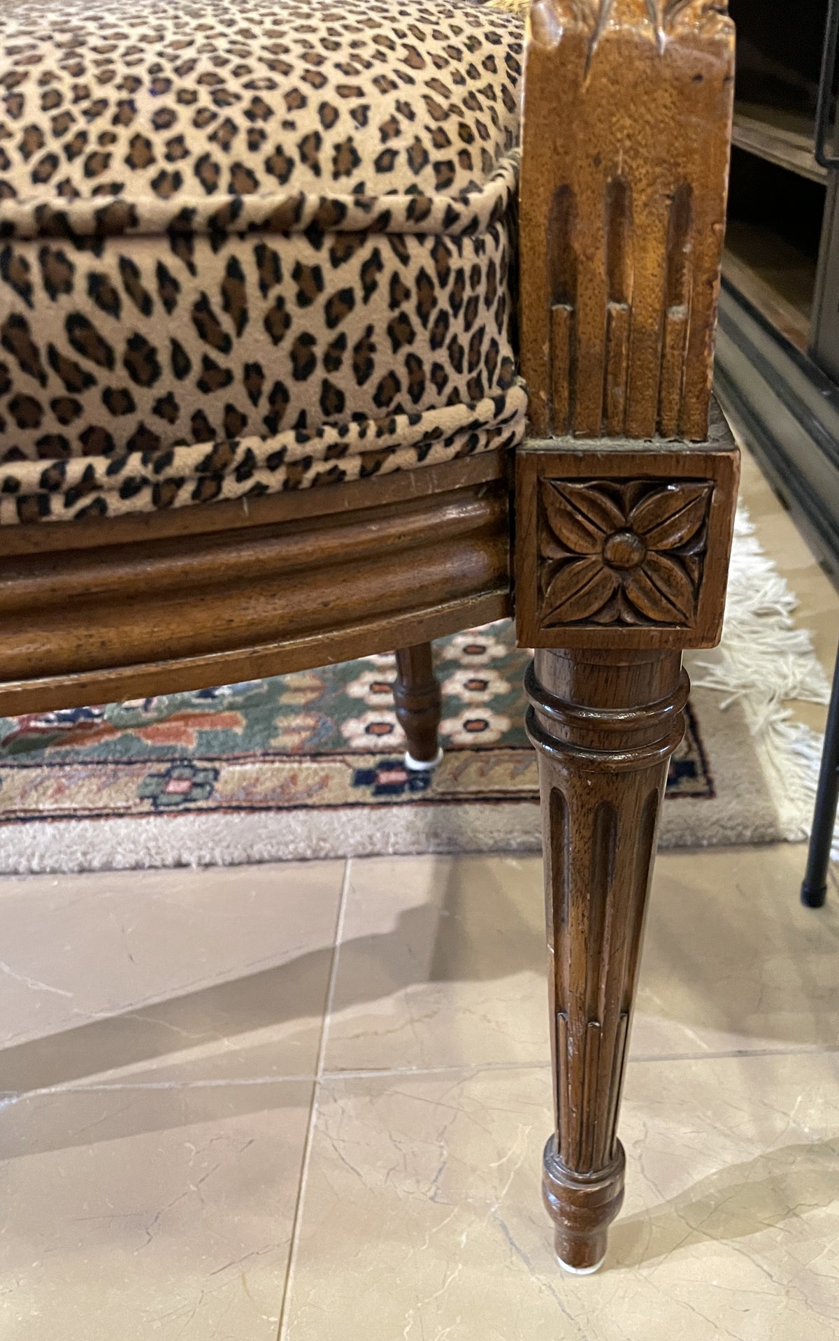 Vintage Leopard Occassional Chair (0MJ00J)