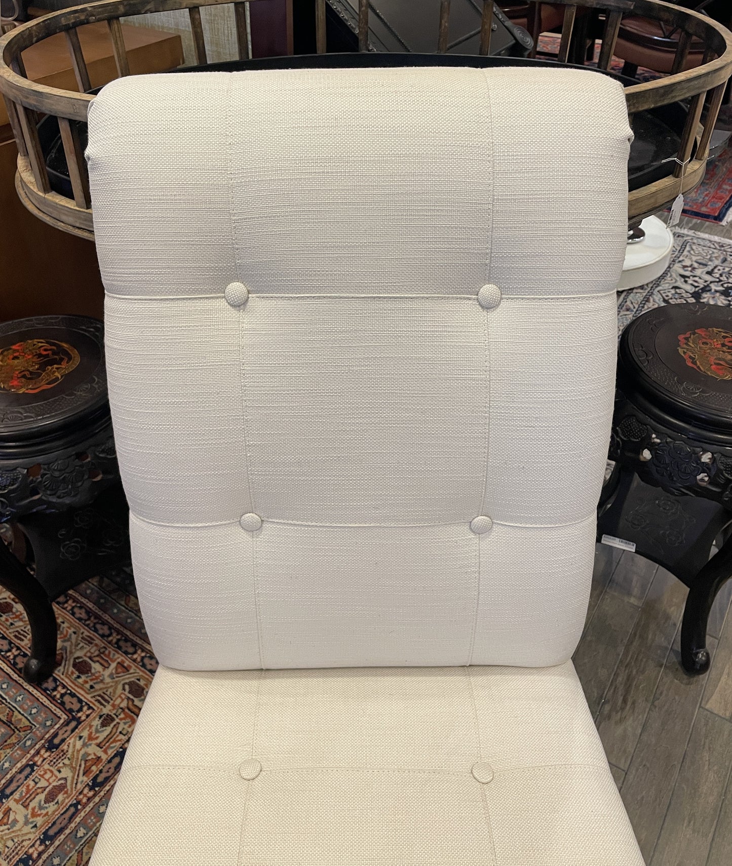 Ethan Allen Pattern Tufted "Dayton" Upholstered Dining Chairs, set of 6 (0I6006)