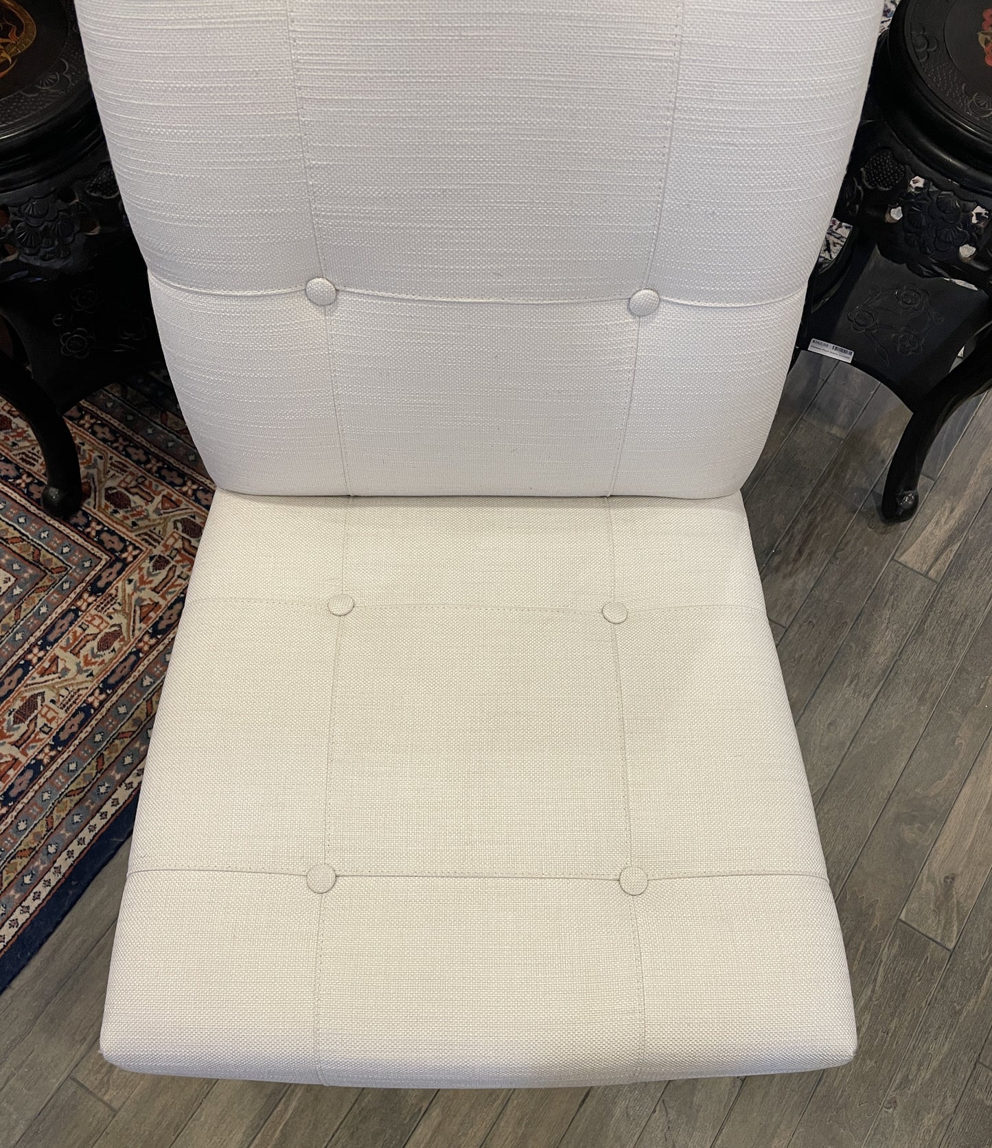 Ethan Allen Pattern Tufted "Dayton" Upholstered Dining Chairs, set of 6 (0I6006)